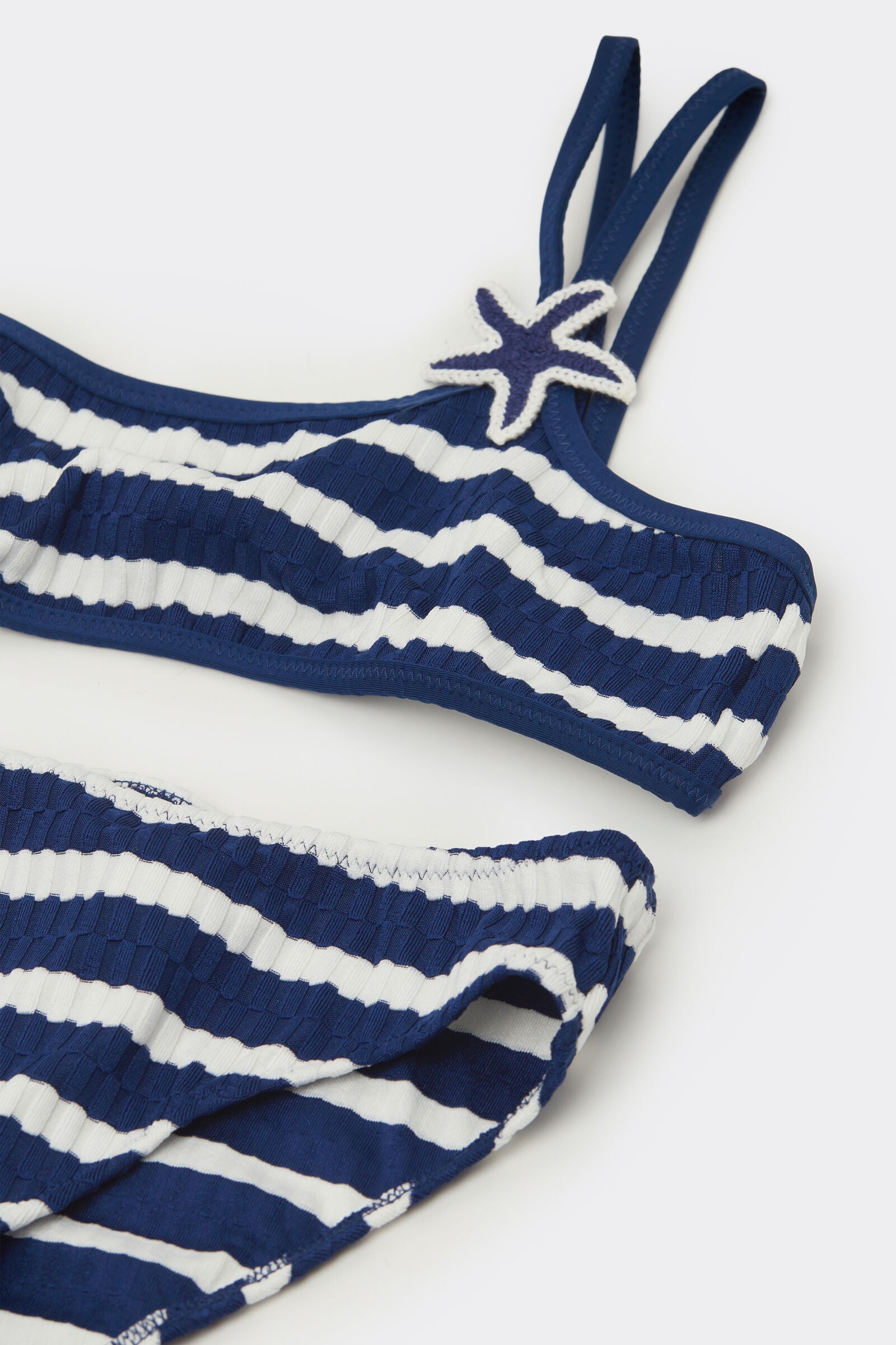 סט ביקיני לילדות Sailor Stripes