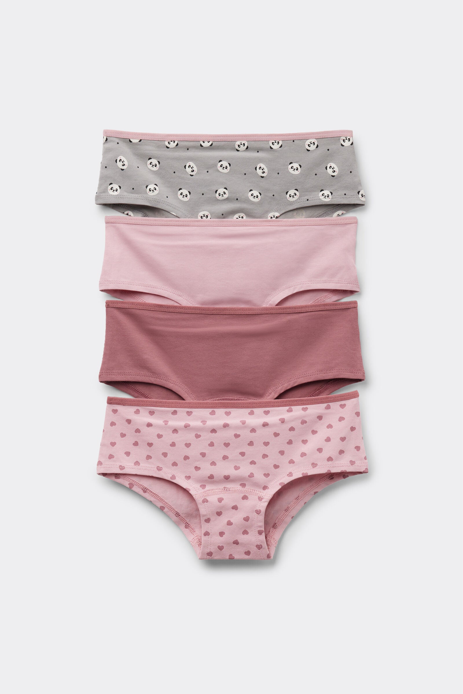 מארז 4 זוגות תחתוני כותנה