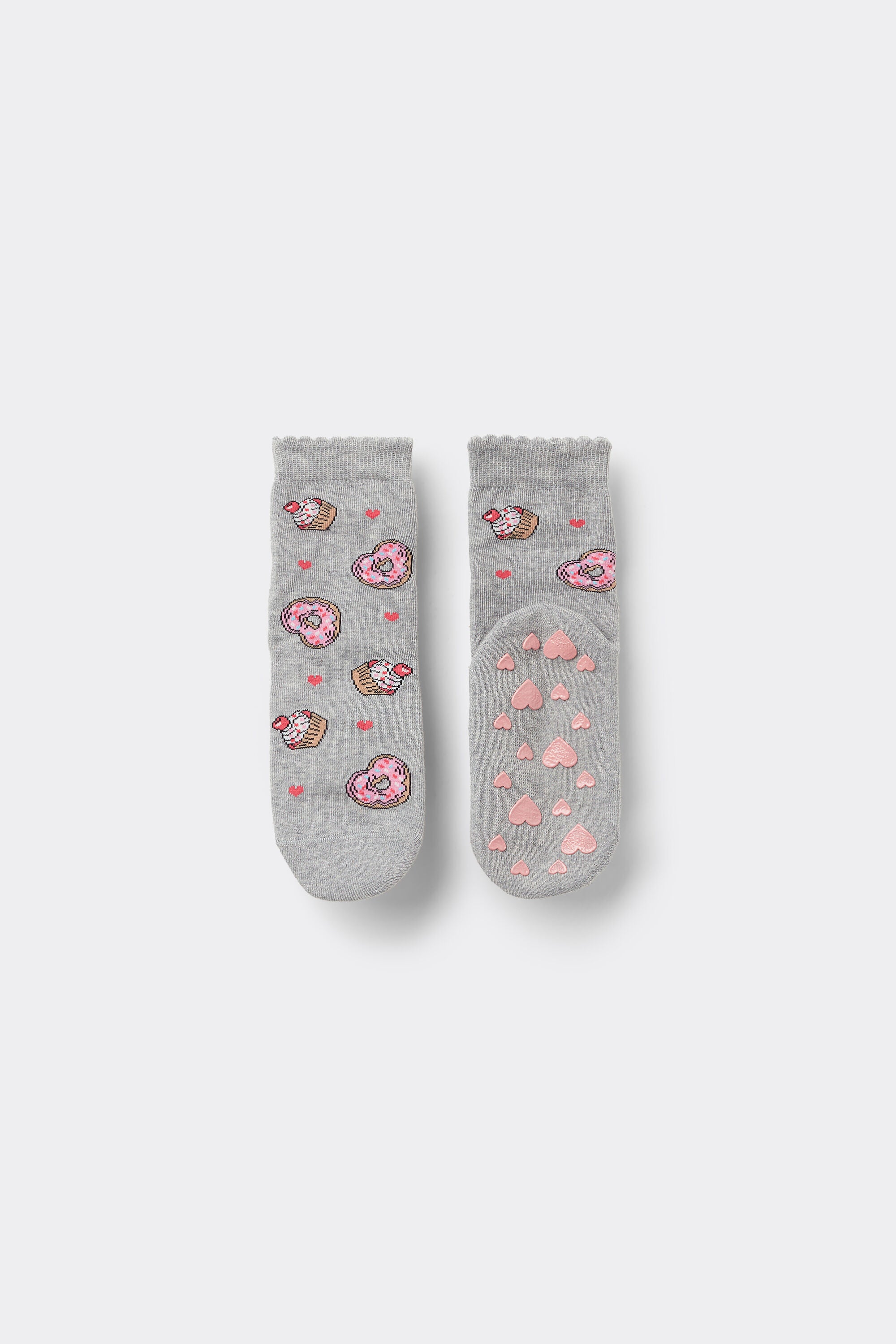 גרביים נגד החלקה עם הדפס