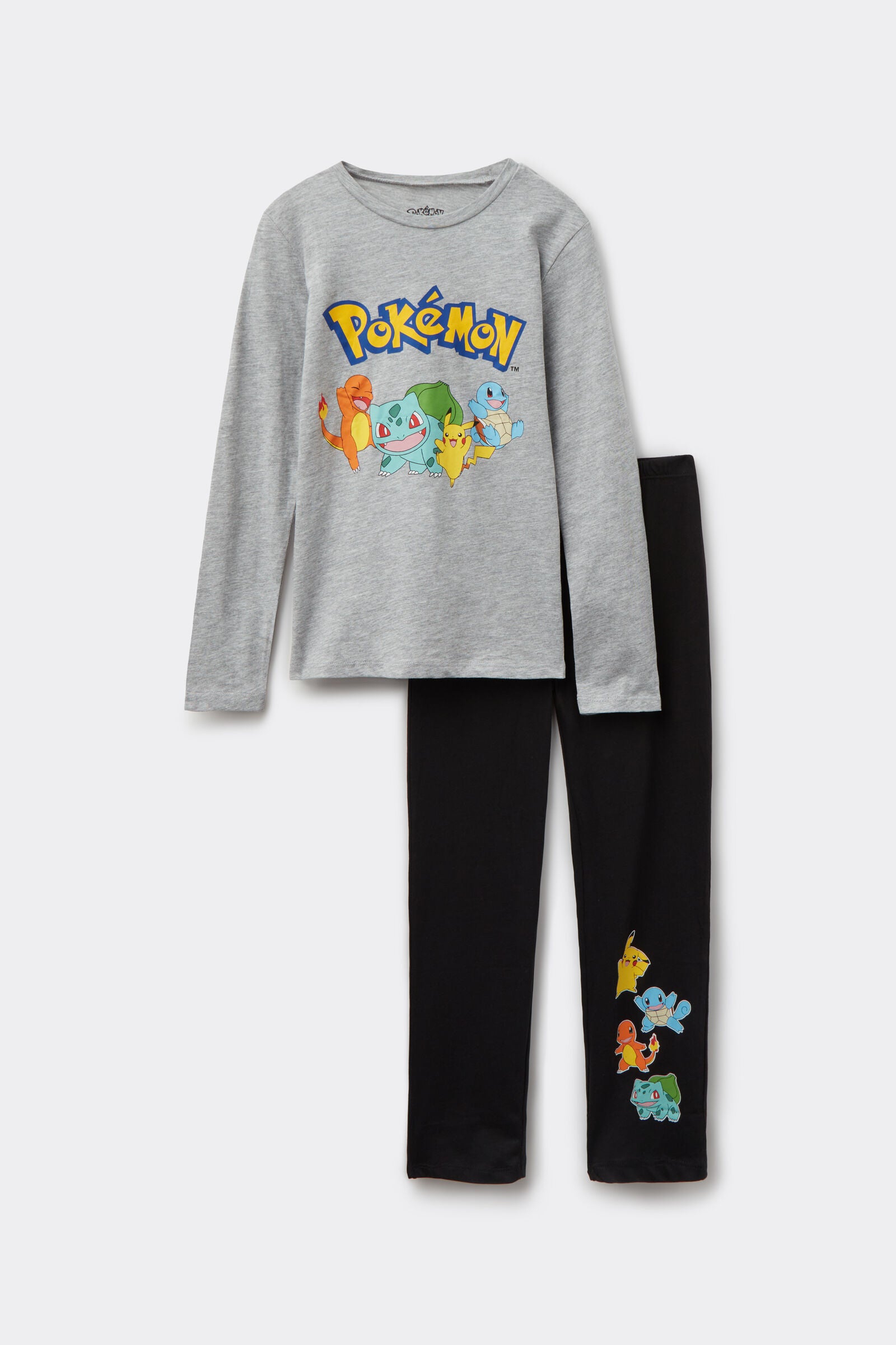 סט פיג'מה כותנה Pokemon