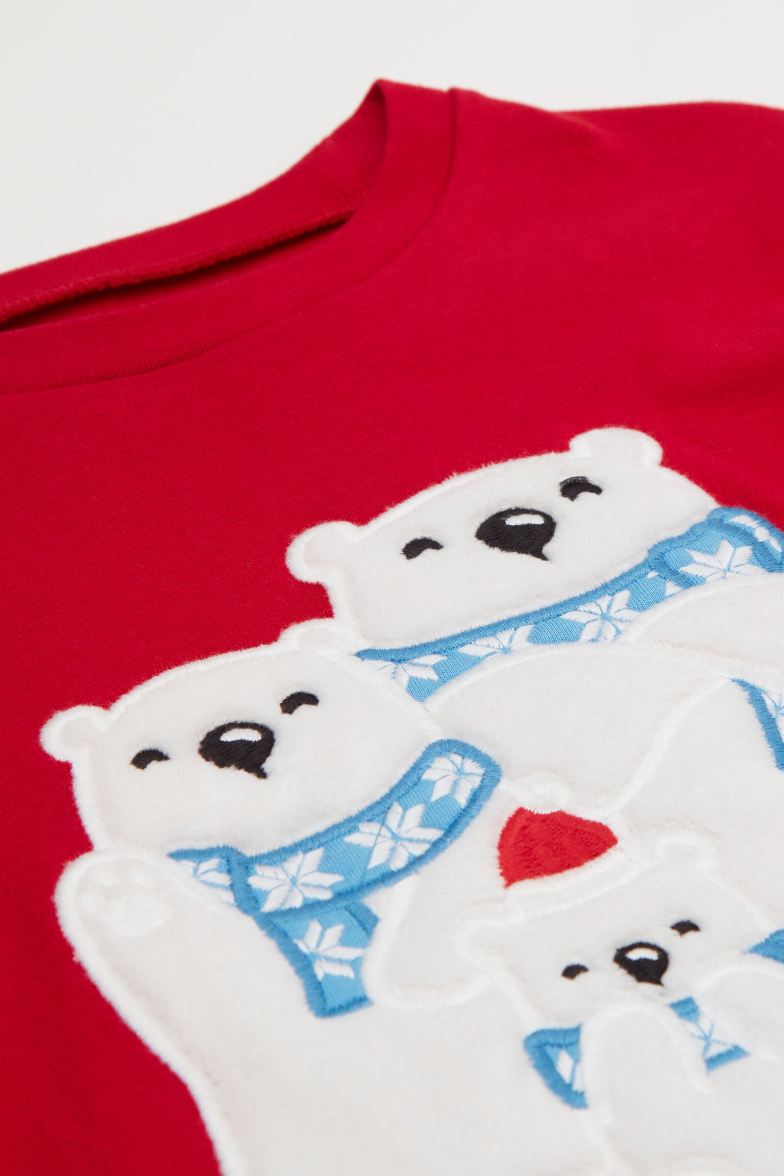 פיג’מה כותנה ארוכה עבה לילדים – North Pole