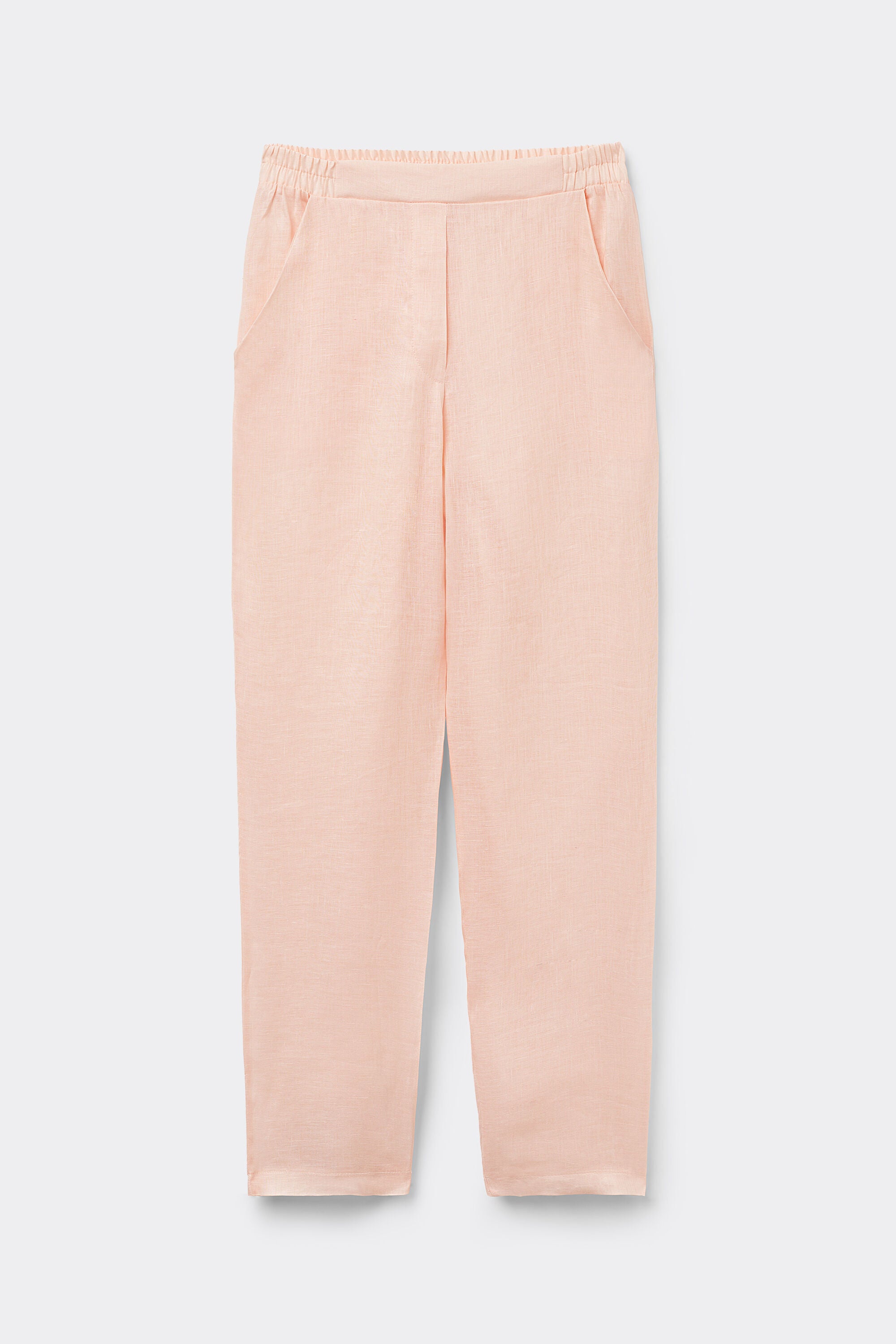 מכנסי פשתן ארוכים