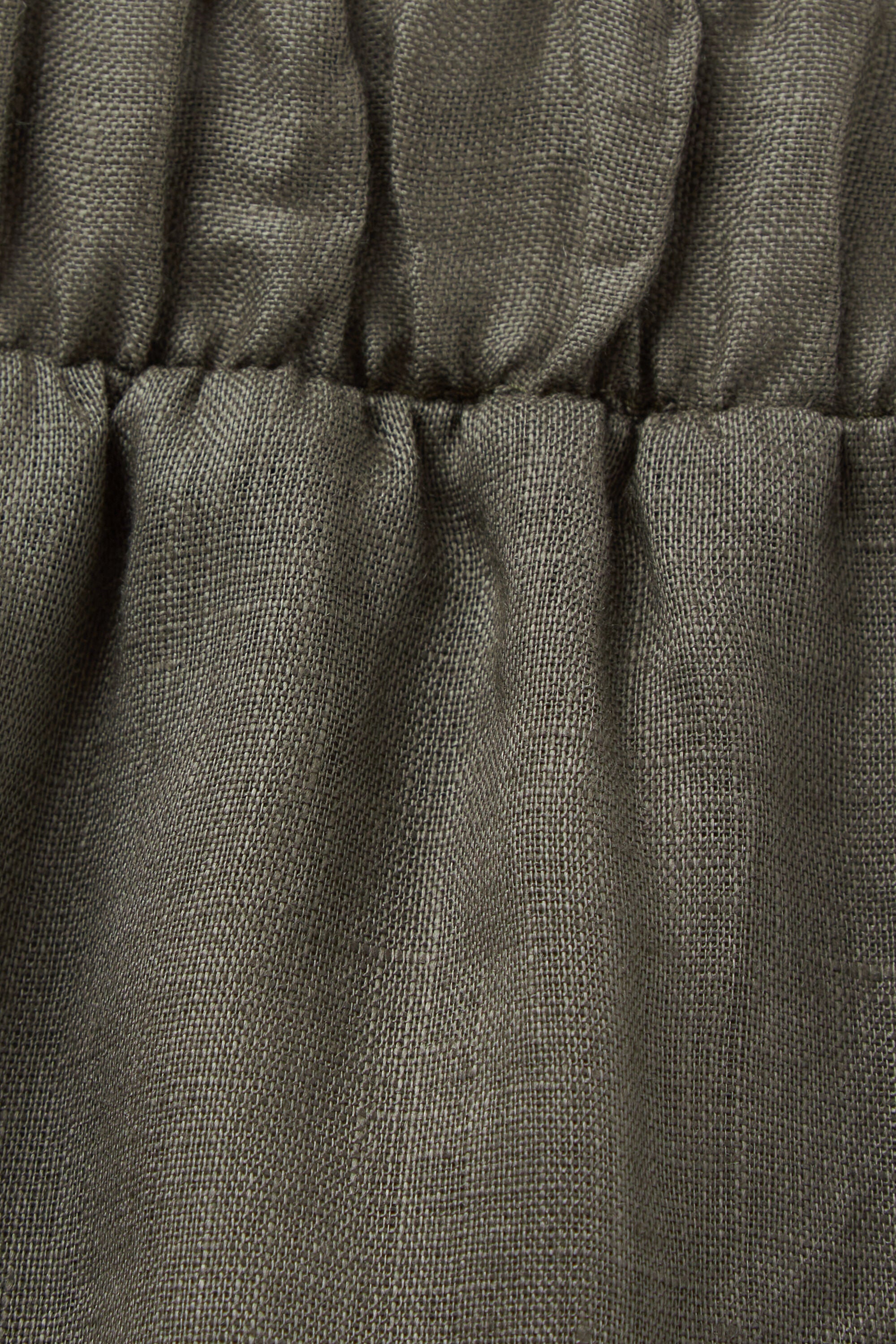 מכנסי קנבס פשתן קצרים