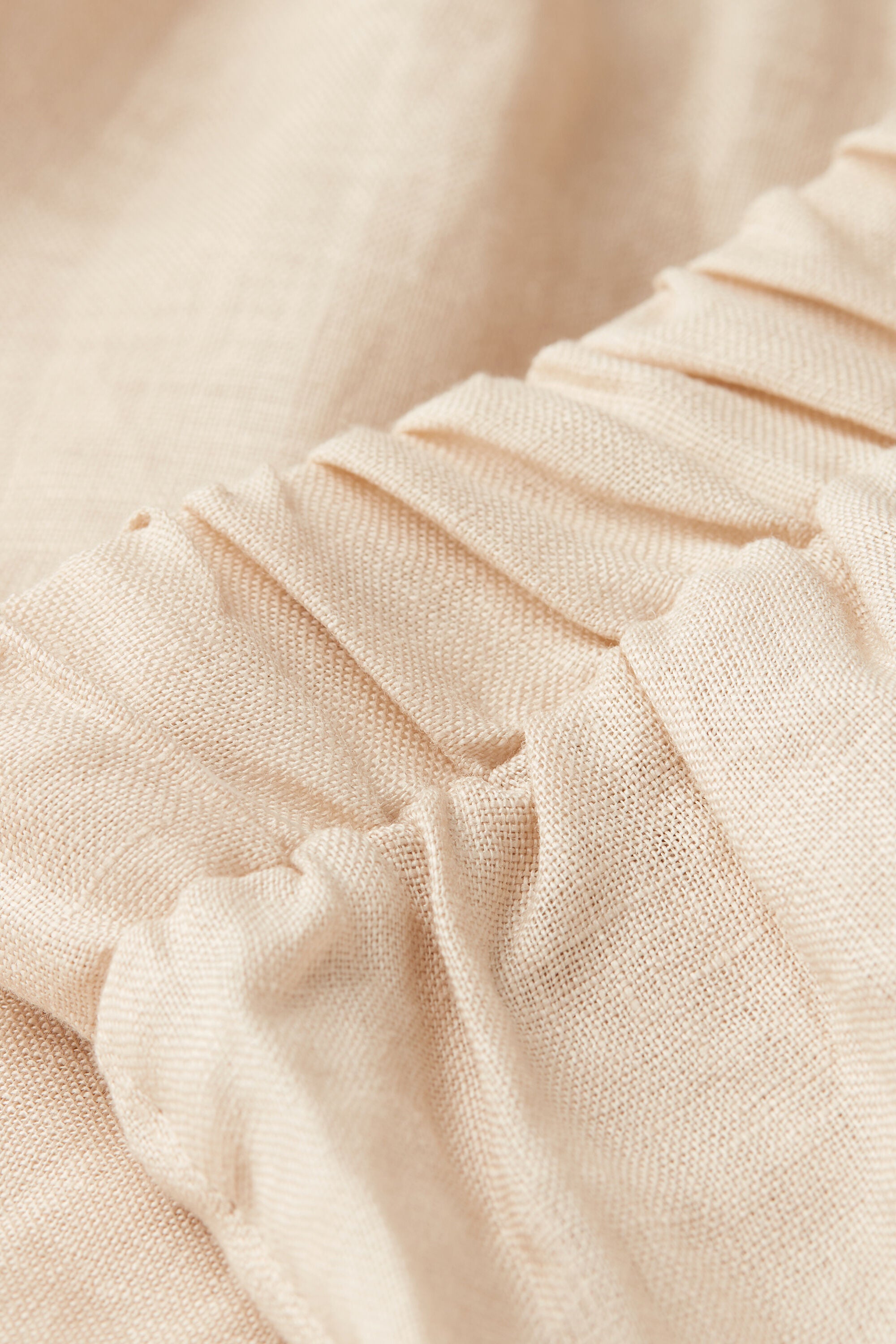 מכנסי קנבס פשתן קצרים