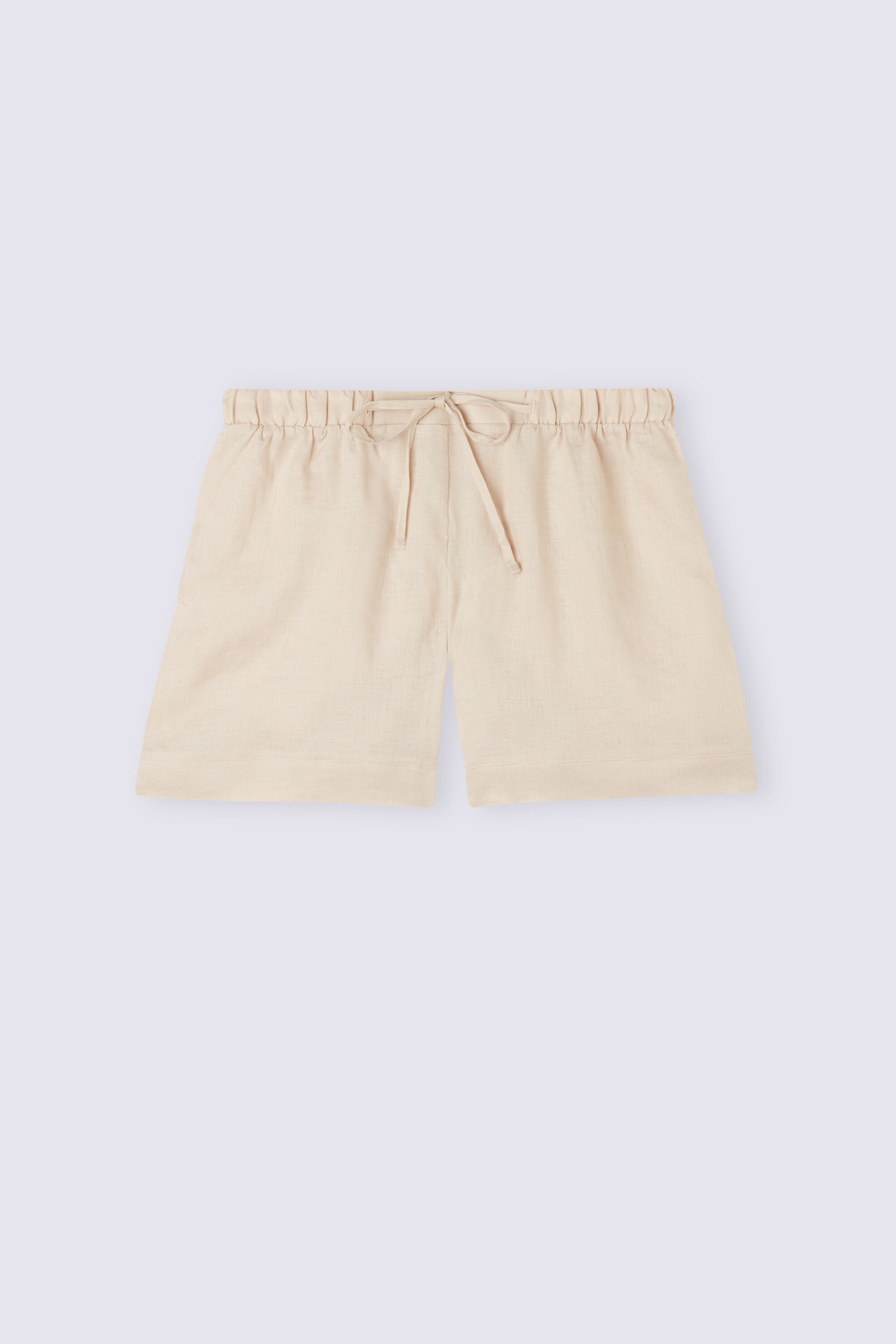 מכנסי קנבס פשתן קצרים