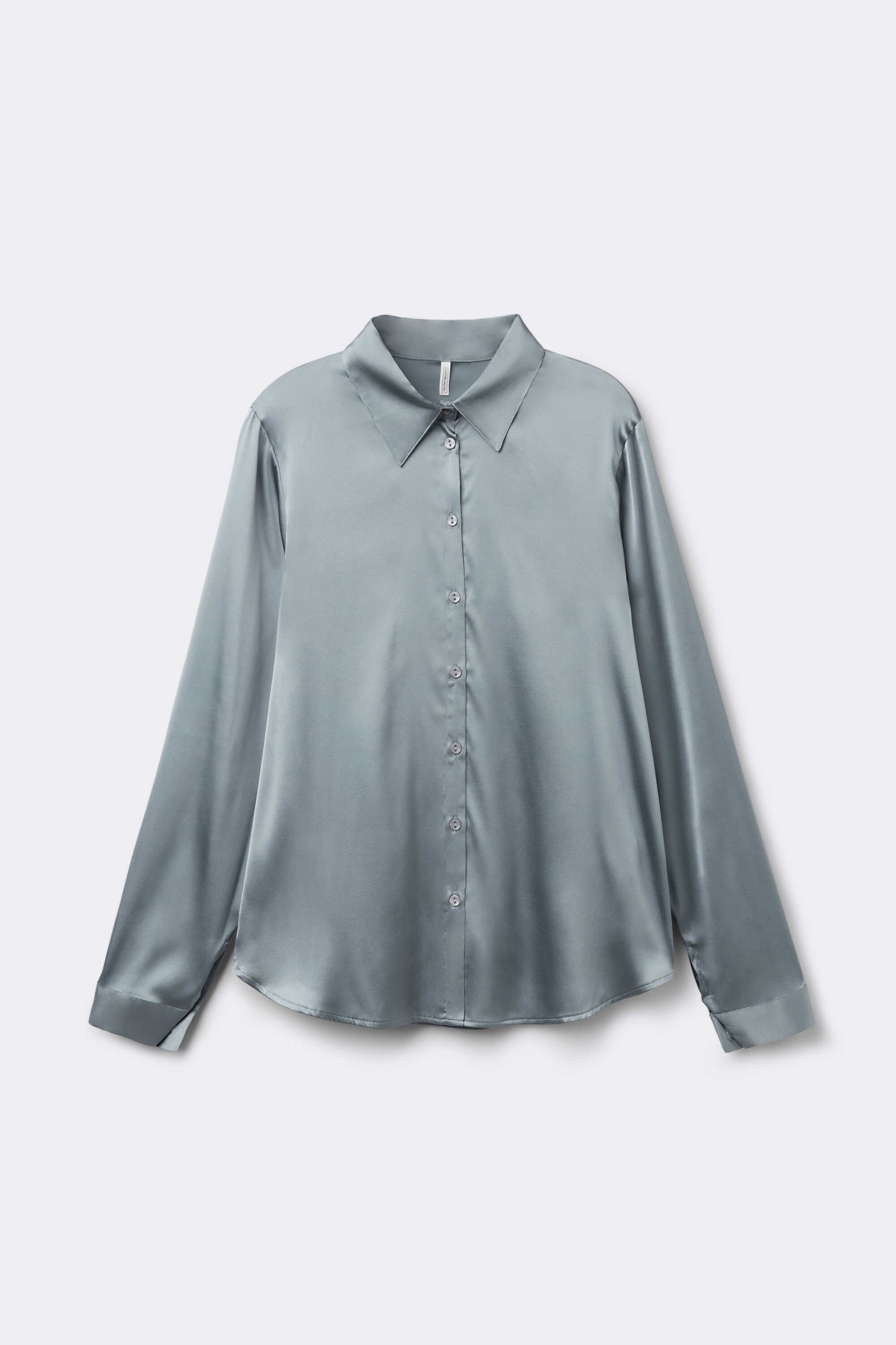 חולצת משי מכופתרת