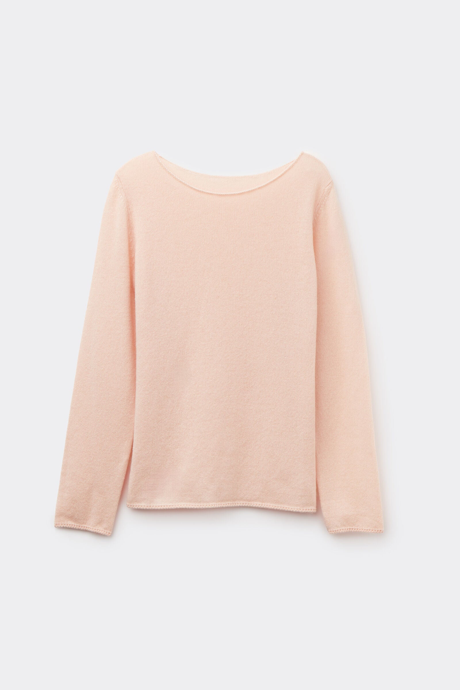 סריג קשמיר עם מחשוף סירה