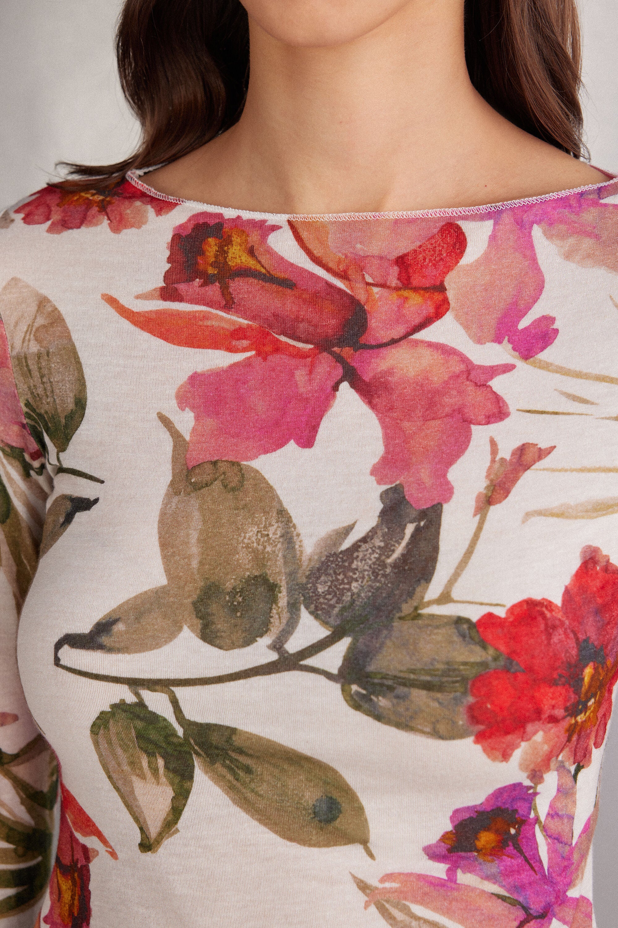 חולצה ארוכה הדפס Imaginary Journey