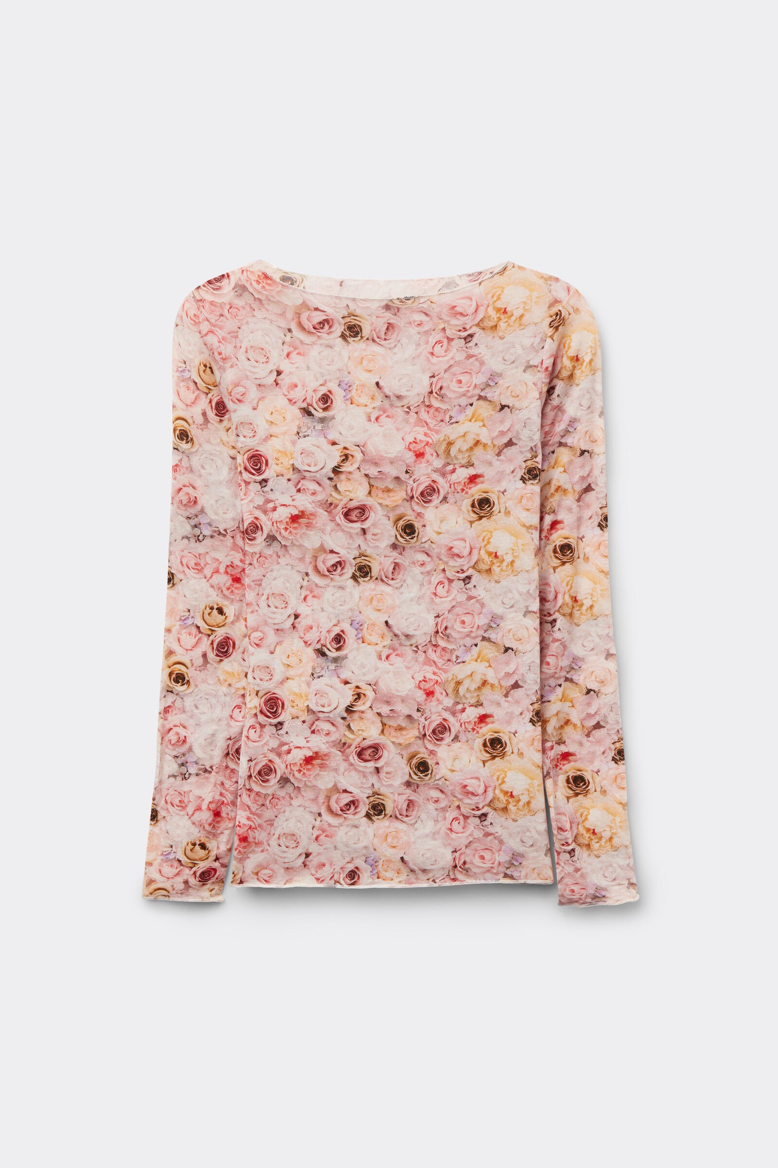 חולצה ארוכה BLOOM FOR YOU מבד קשמיר