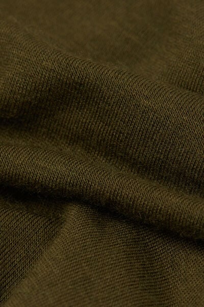 חולצת קשמיר ארוכה עם צווארון סירה