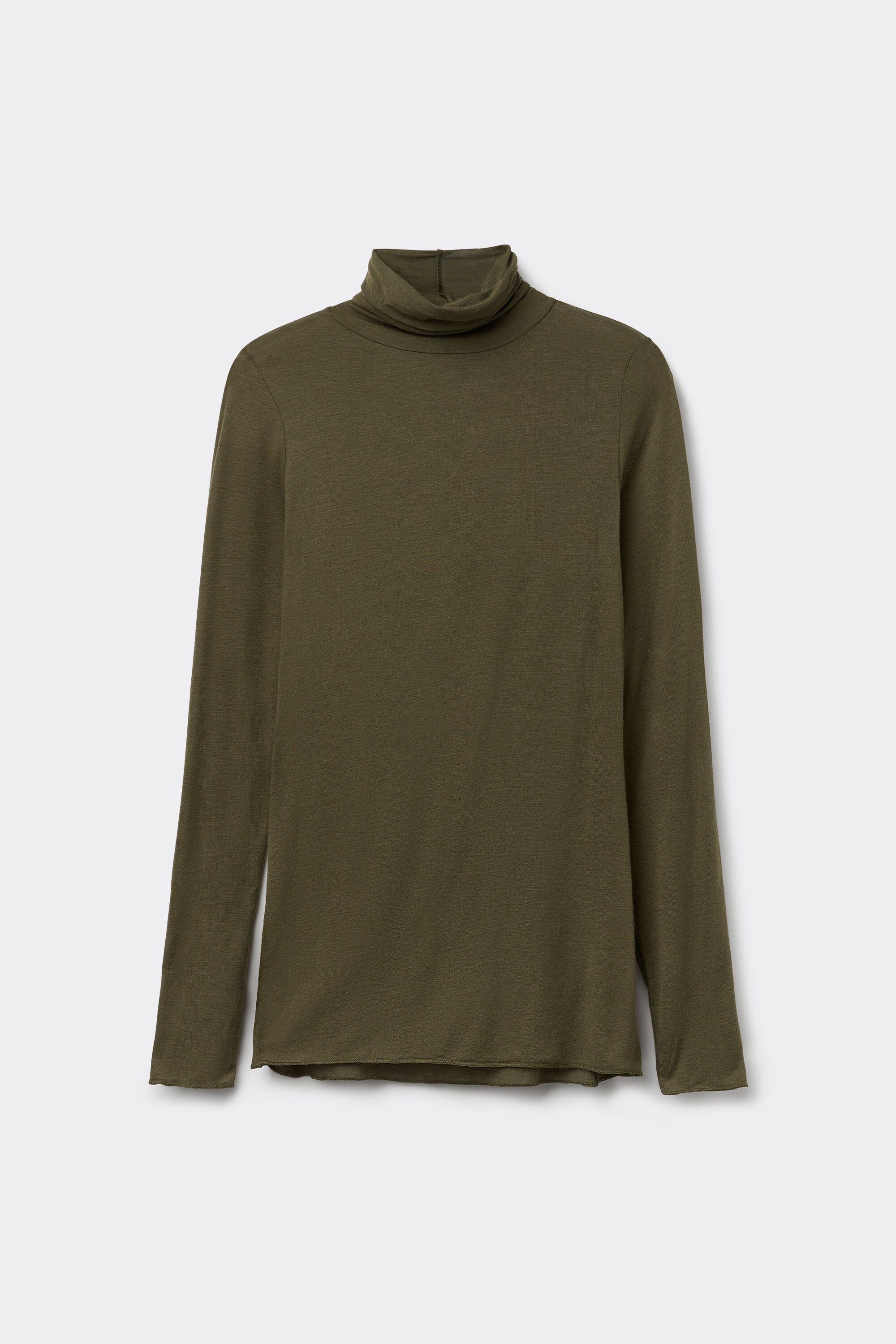 חולצת קשמיר עם צווארון גולף