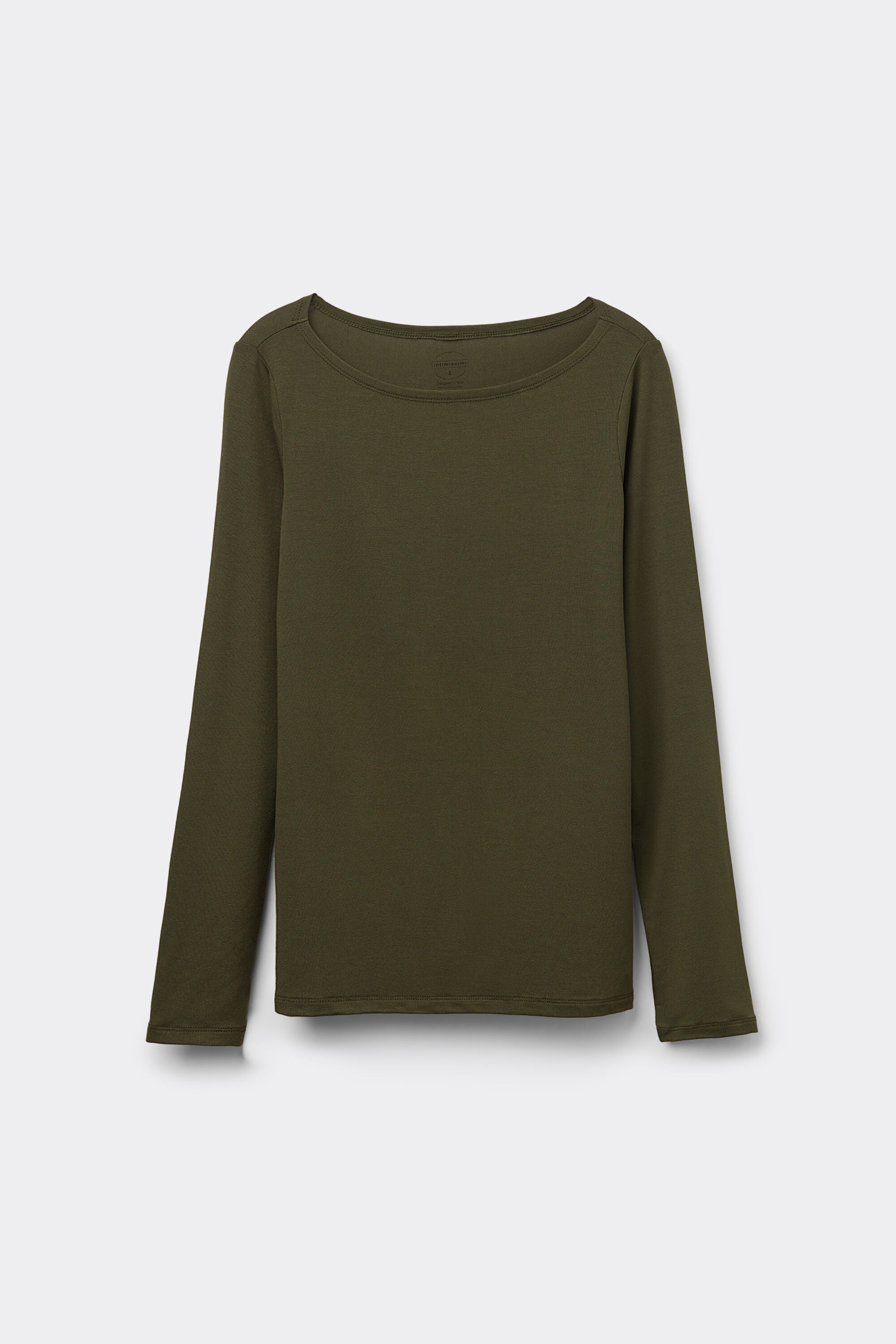 חולצה ארוכה עם צווארון סירה