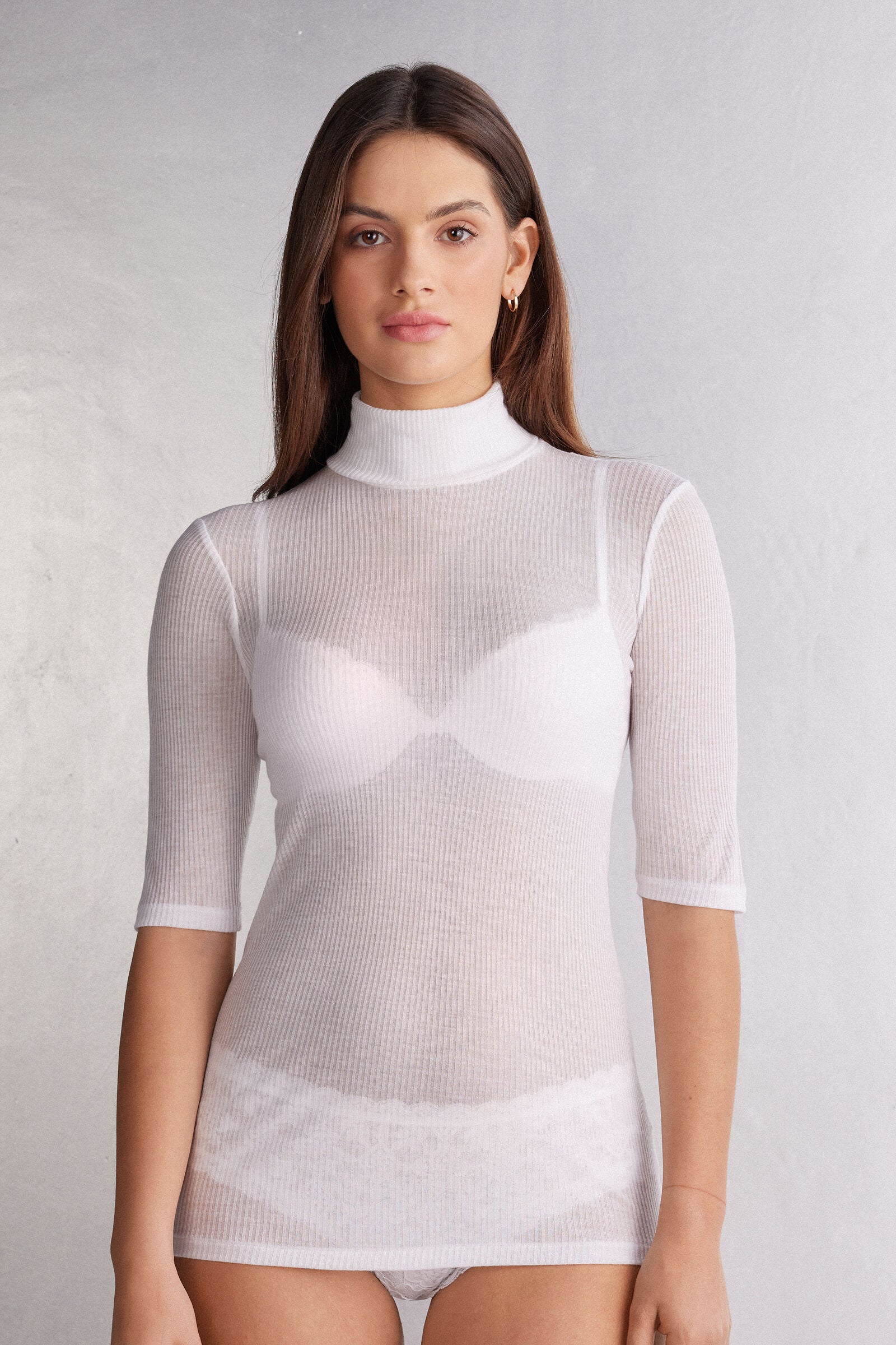 חולצת גולף מבד קשמיר