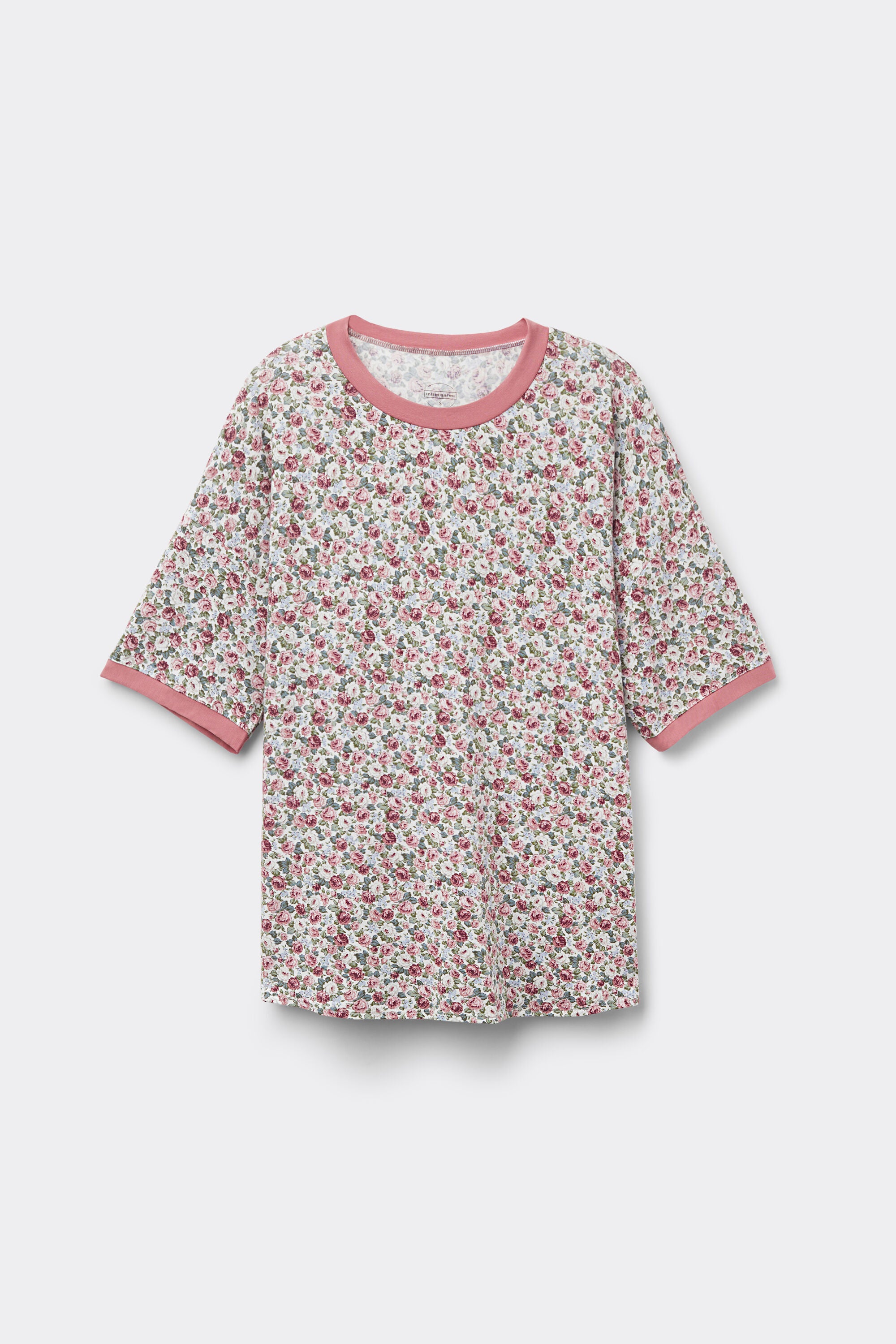 חולצה קצרה Floral Romance