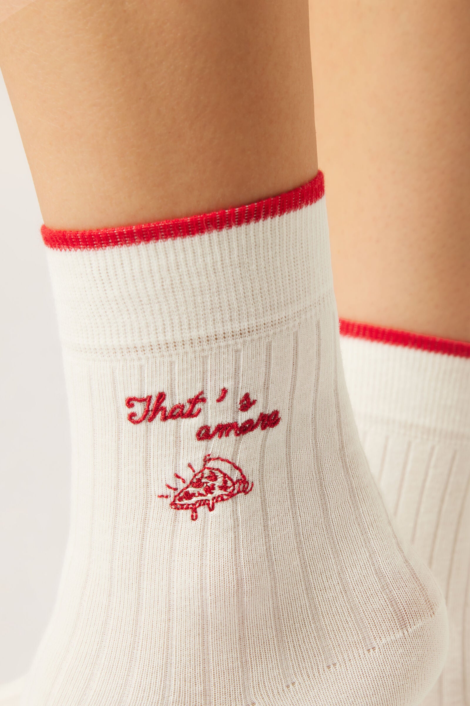 גרביים עם רקמה Italian Style