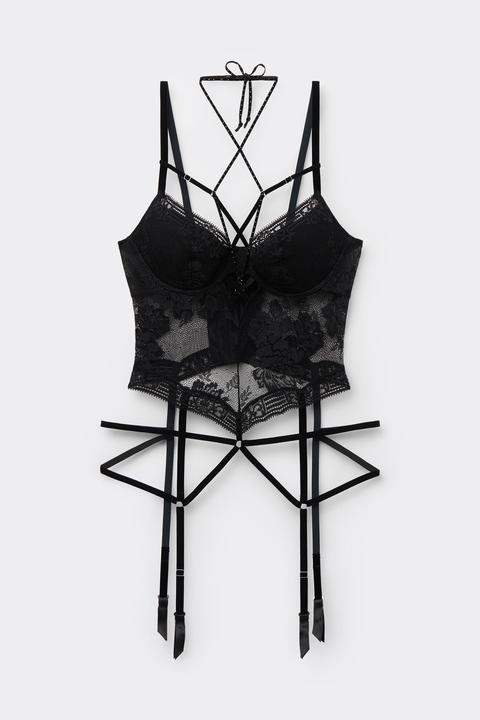 מחוך משולב חגורת ביריות THE WOMAN FATAL