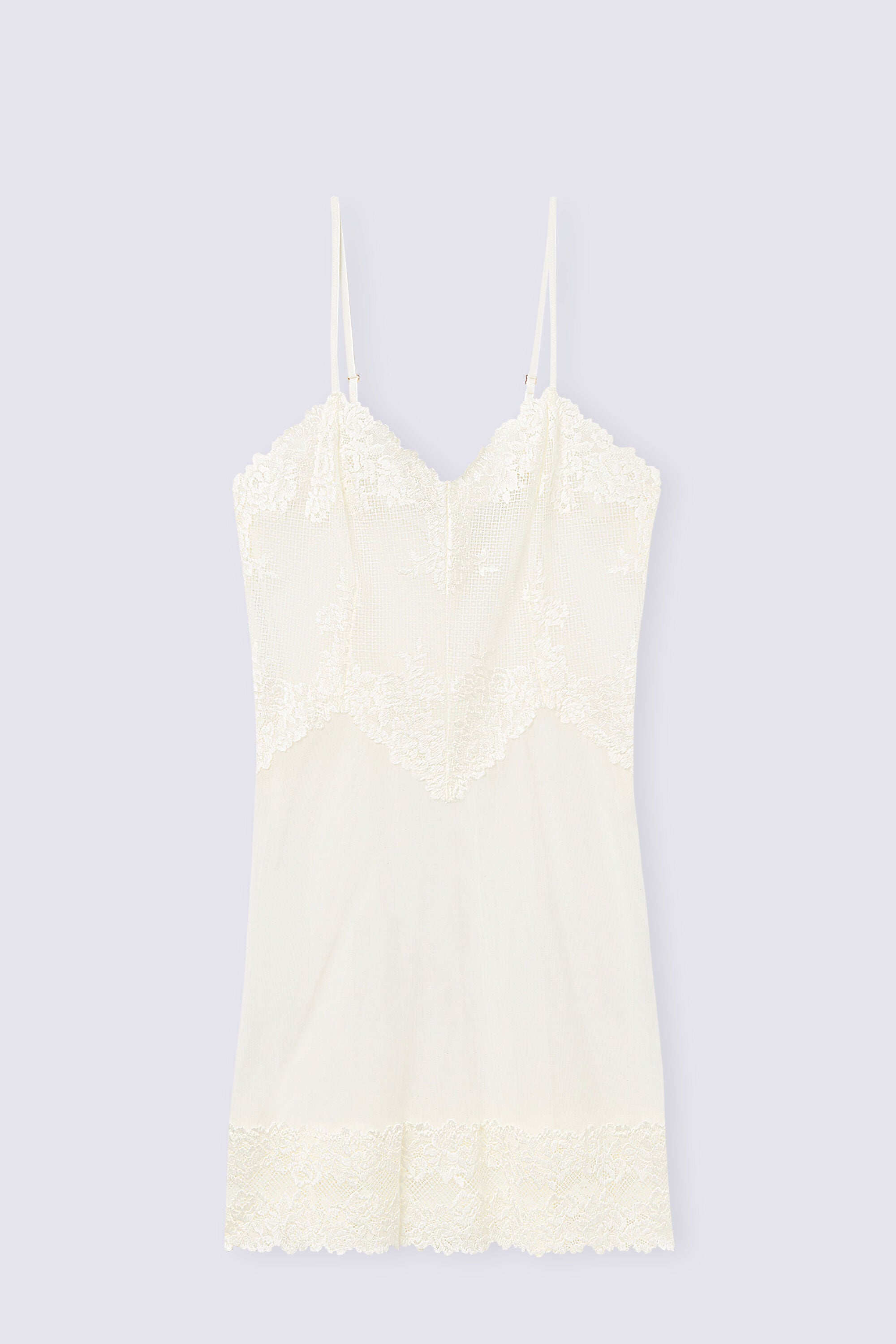 כותונת מיני תחרה Pretty Flowers