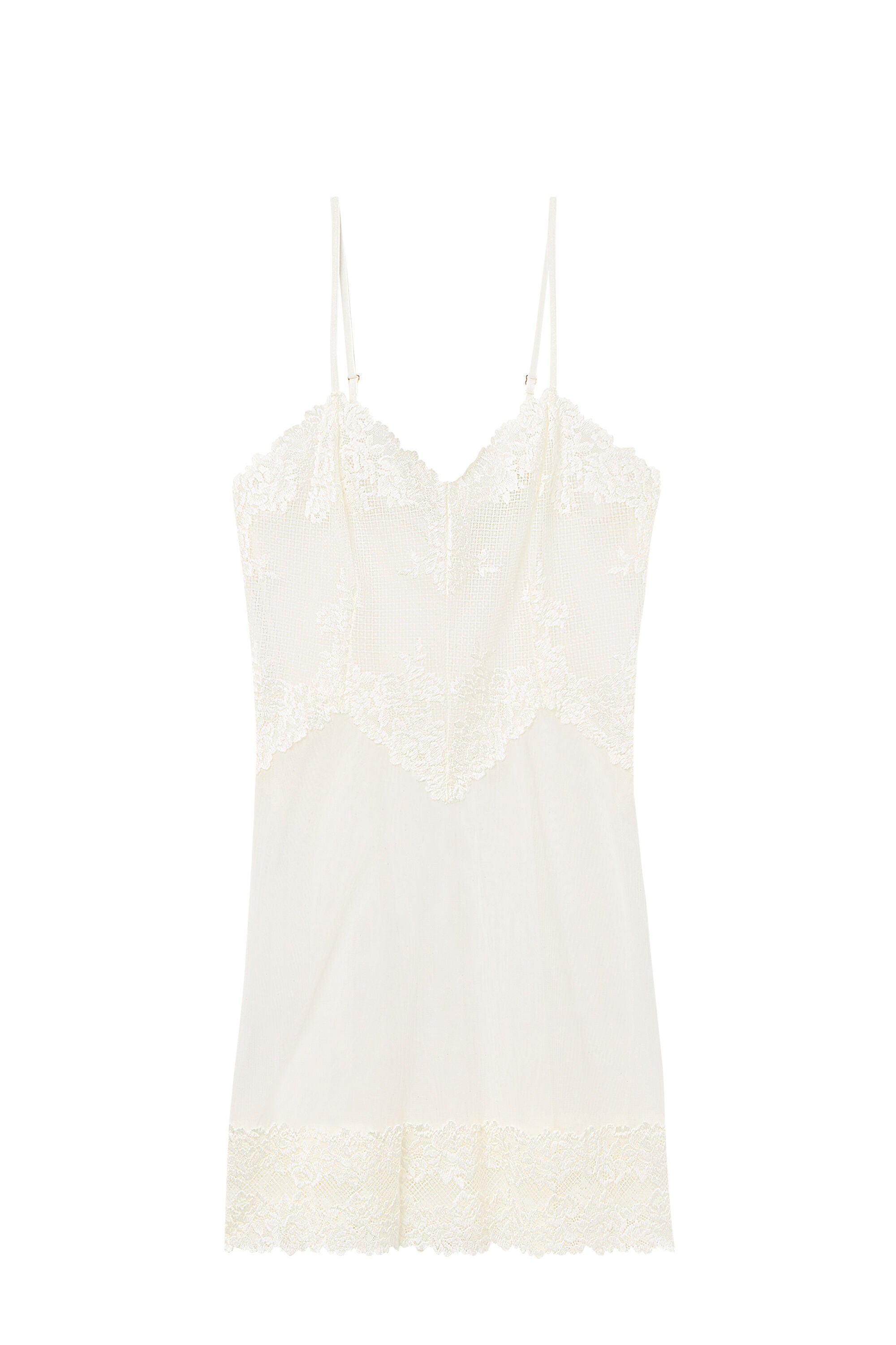 כותונת מיני תחרה Pretty Flowers