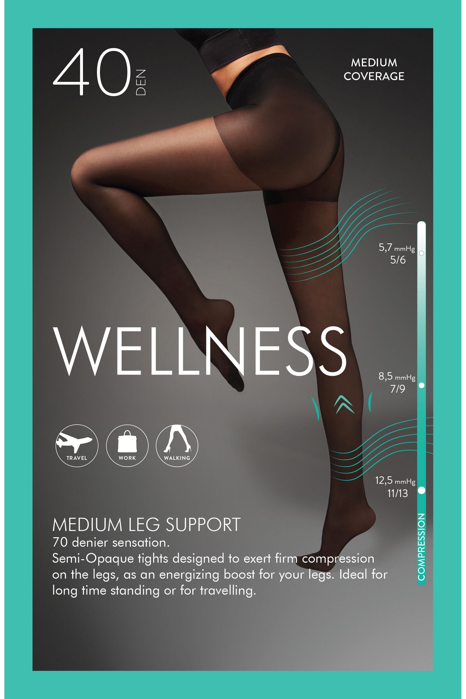 גרביונים שקופים 40 דנייר