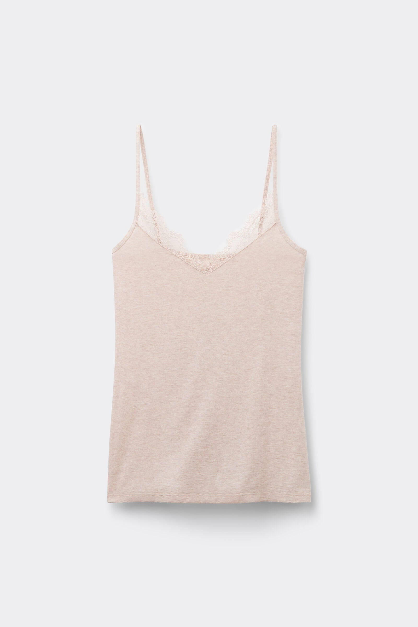 גופיית קשמיר עם תחרה