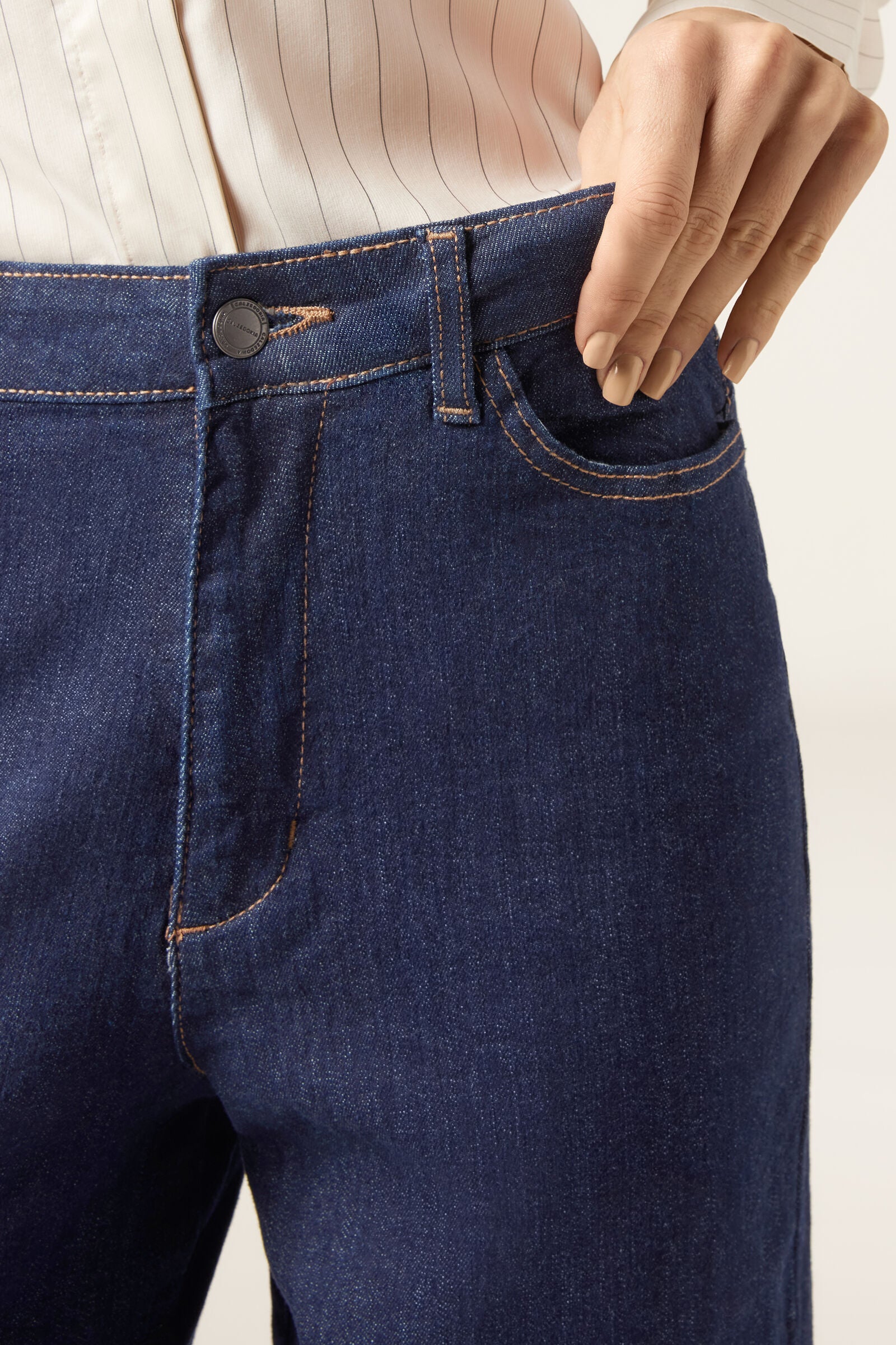 ג'ינס סטרץ' Wide Leg