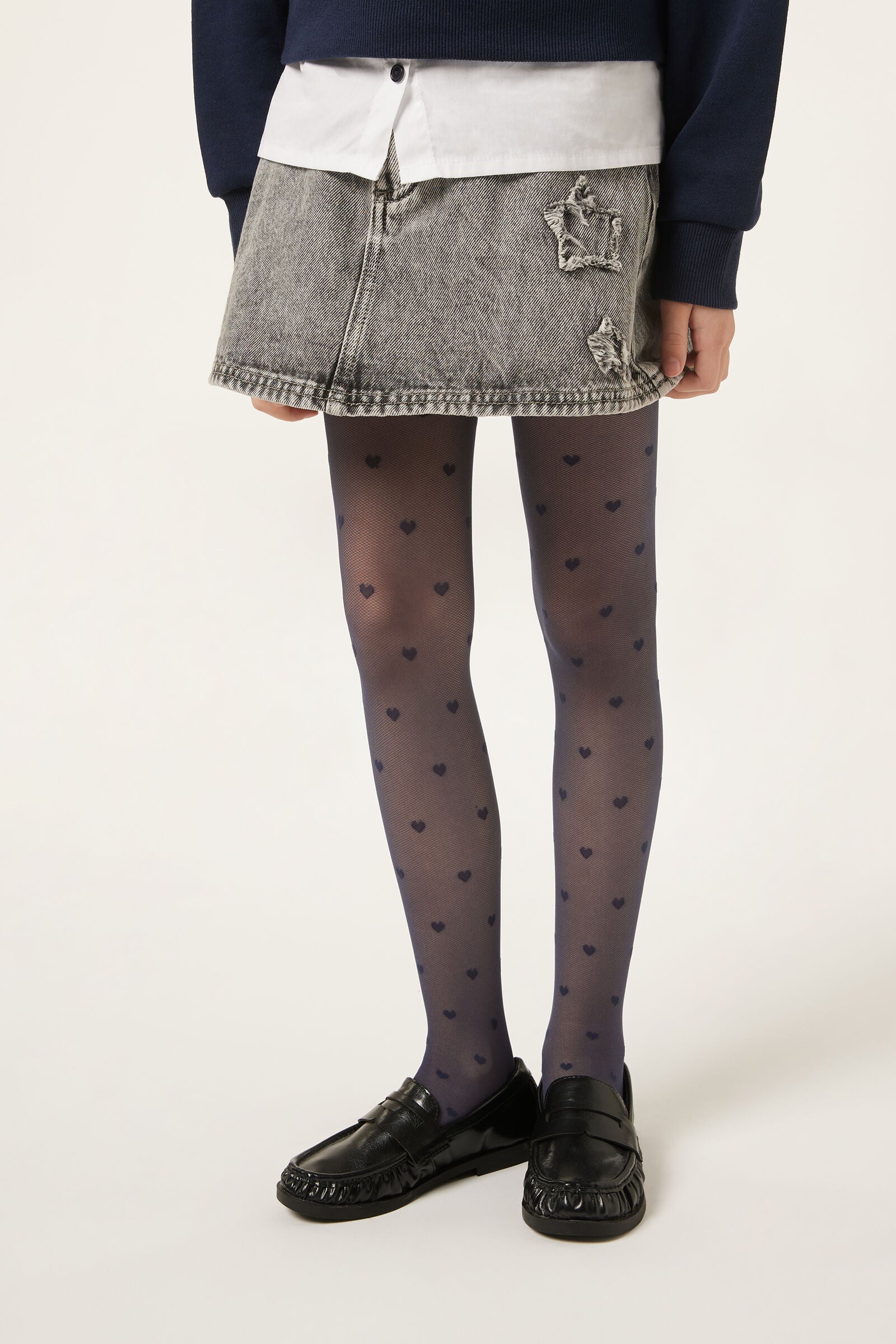 גרביוני פפיון שקופים לבנות