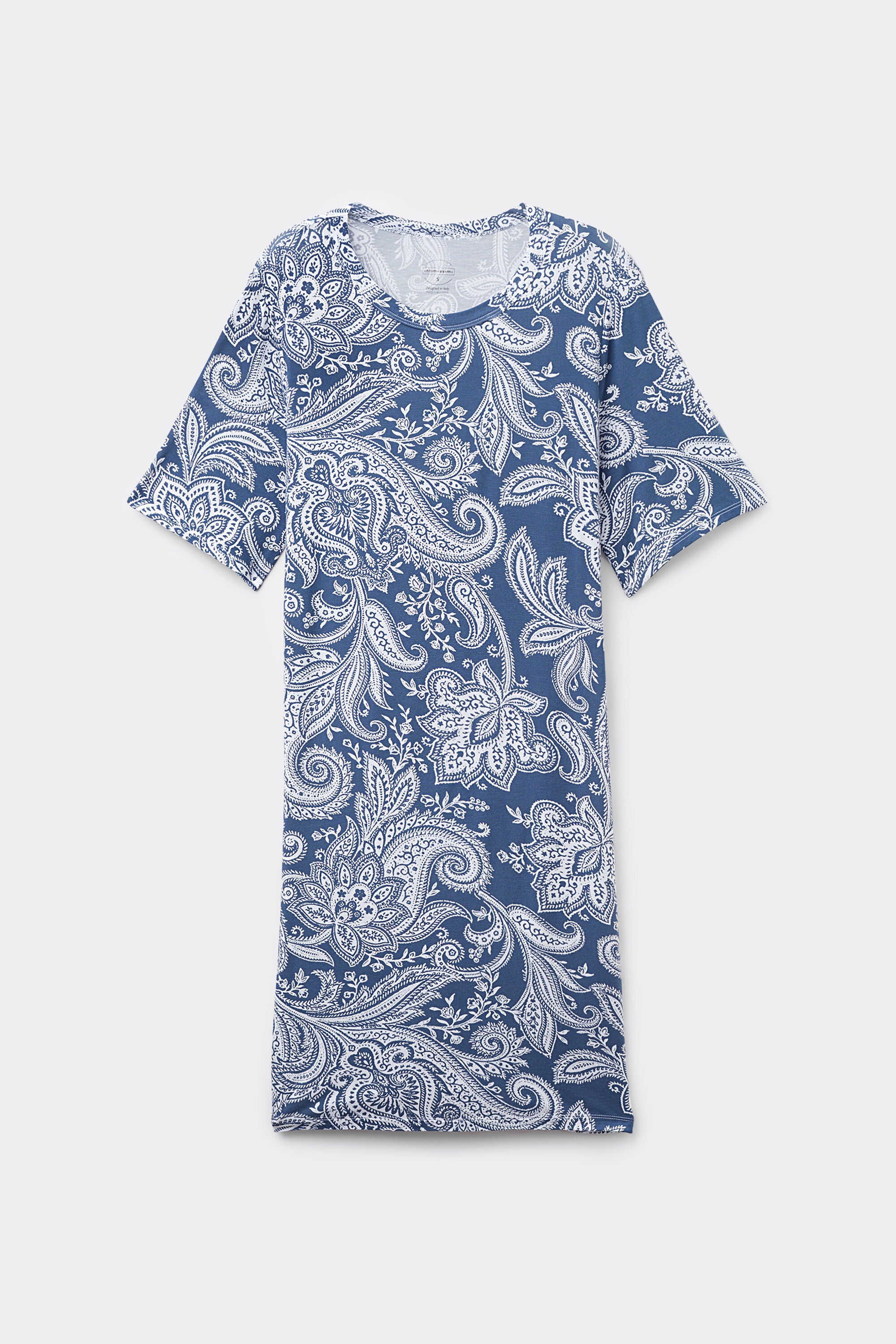 כותונת לילה קצרה Flower Paisley