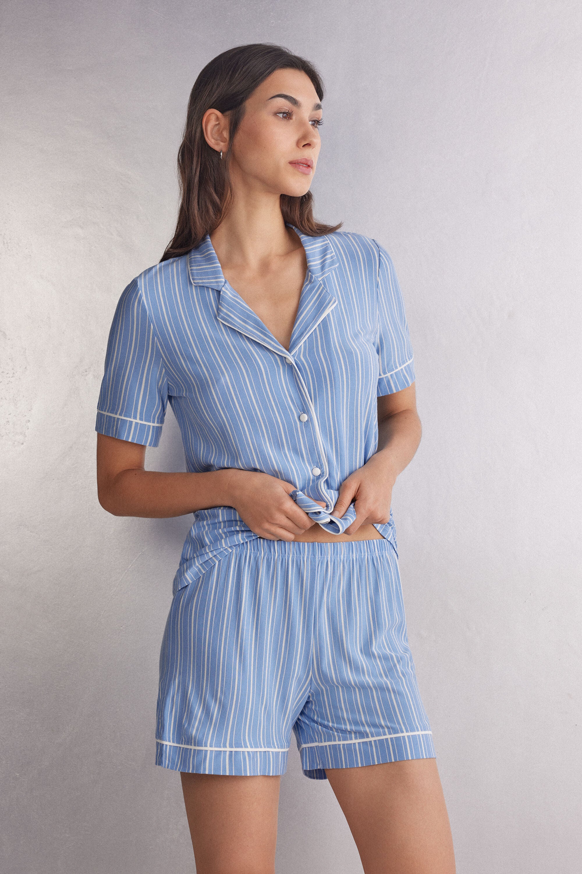 מכנסיים קצרים Oxford Stripes