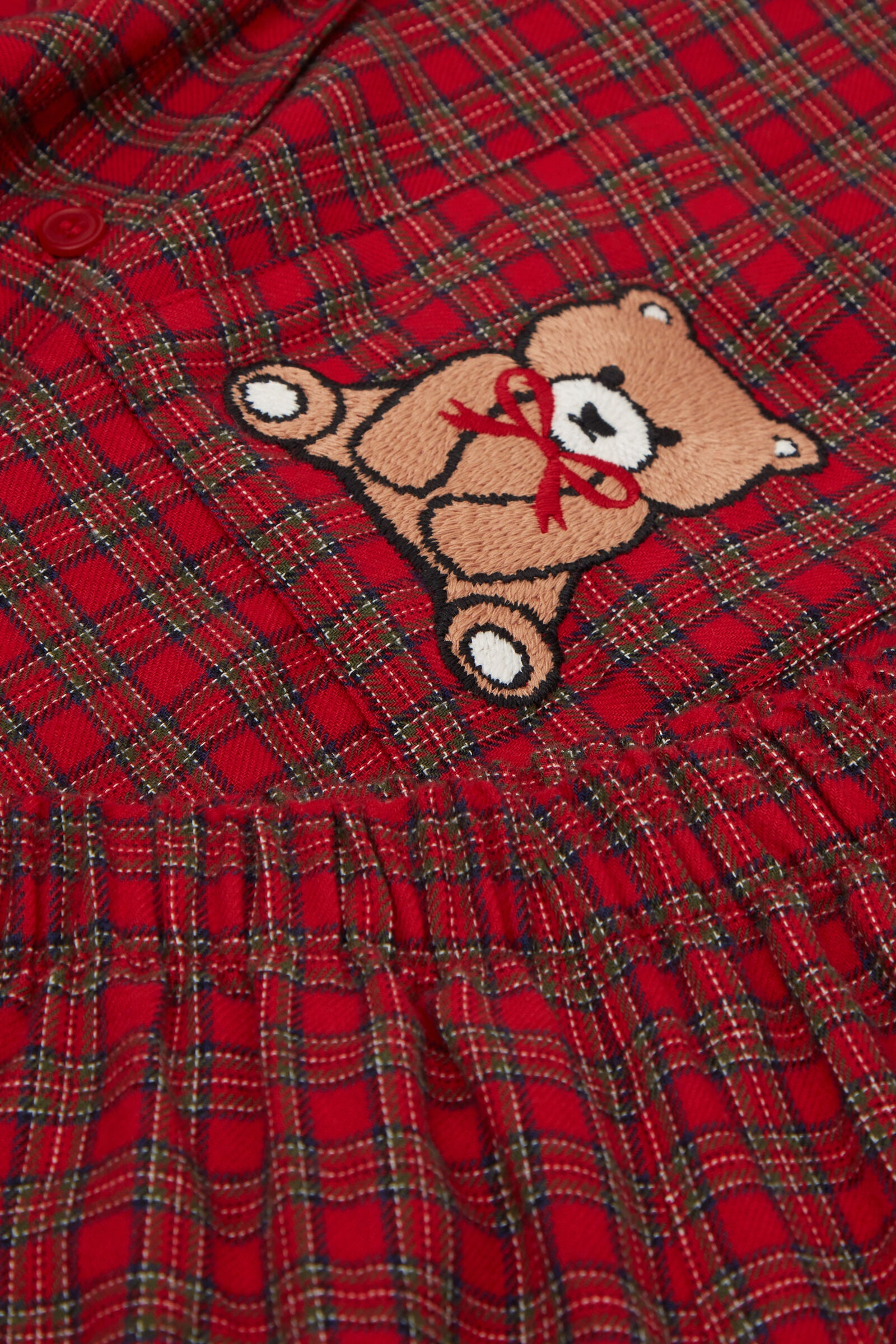 סט פיג'מה משבצות טארטן