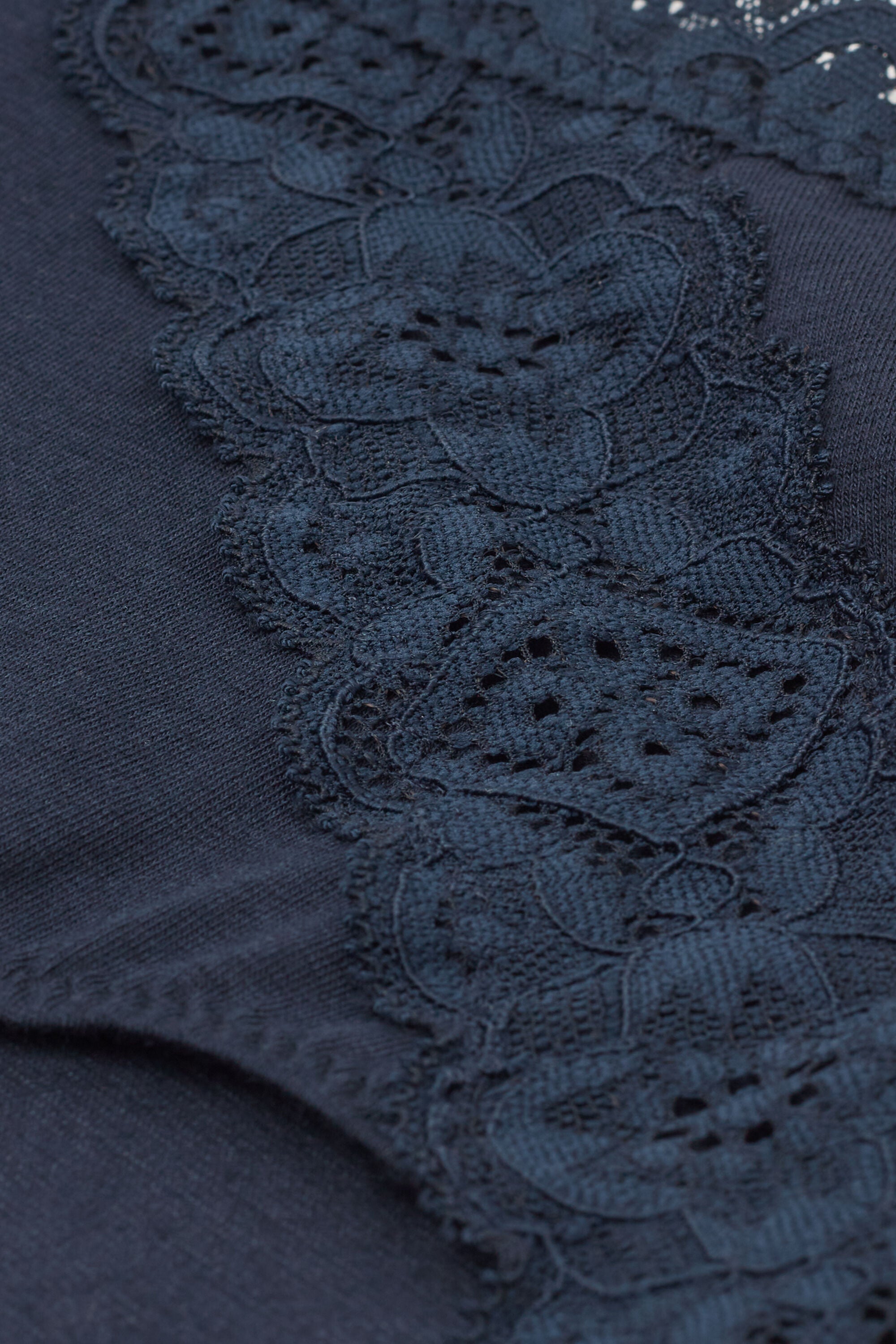 תחתוני כותנה ותחרה Semi-High Rise