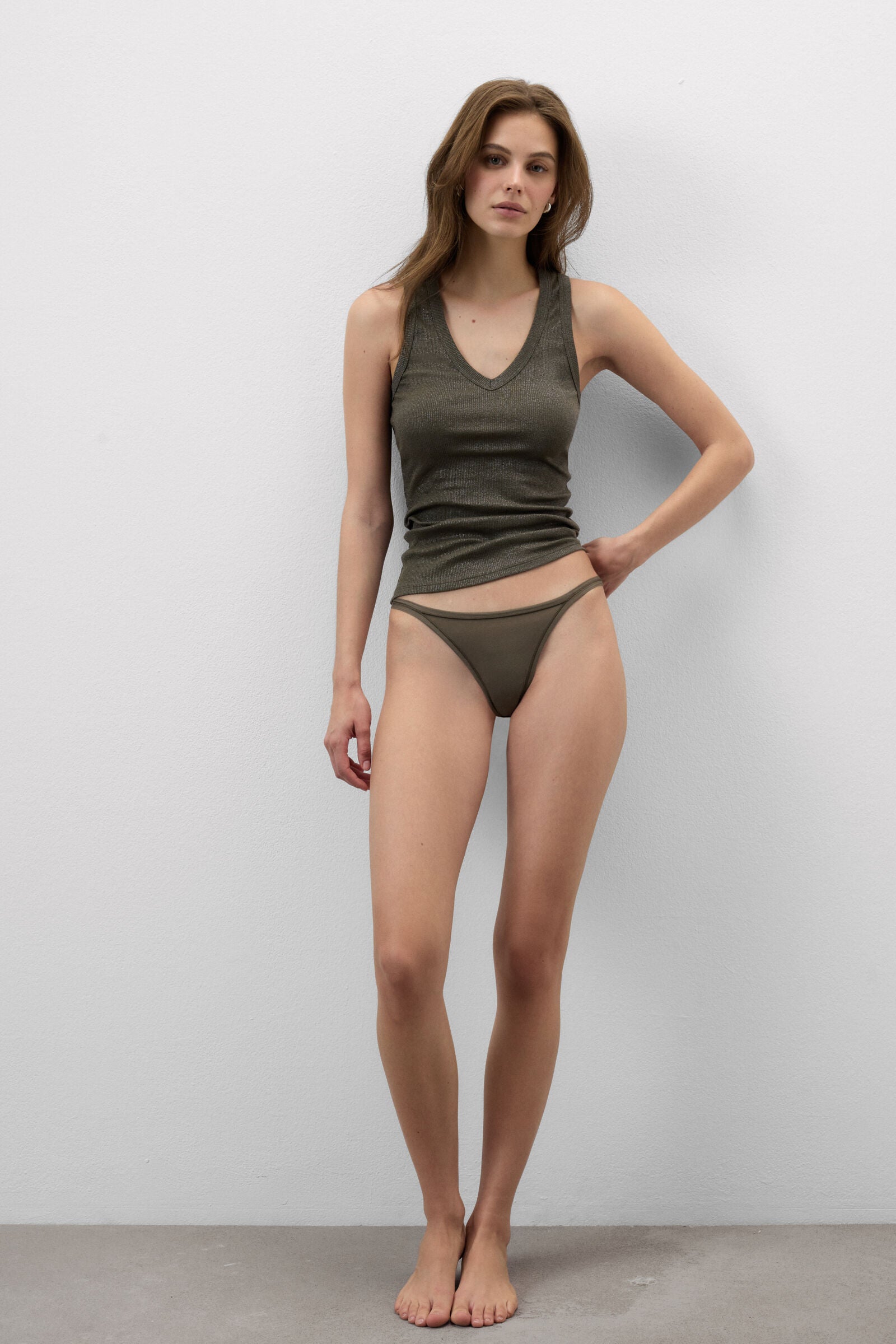 תחתוני חוטיני טנגה מבד כותנה