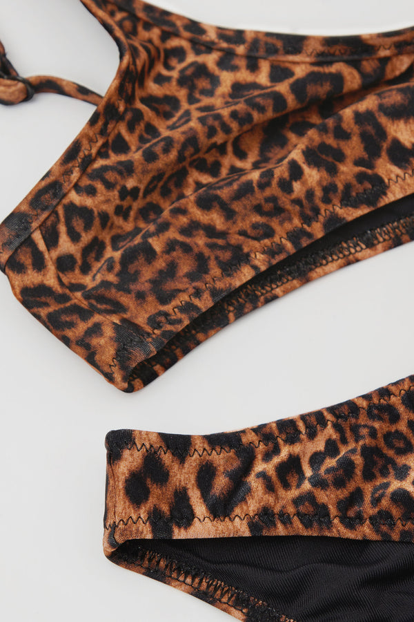 סט ביקיני לילדות Wild Animalier