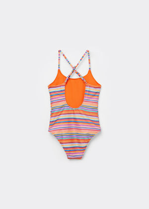 בגד ים שלם Colorful Stripes