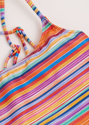 בגד ים שלם Colorful Stripes