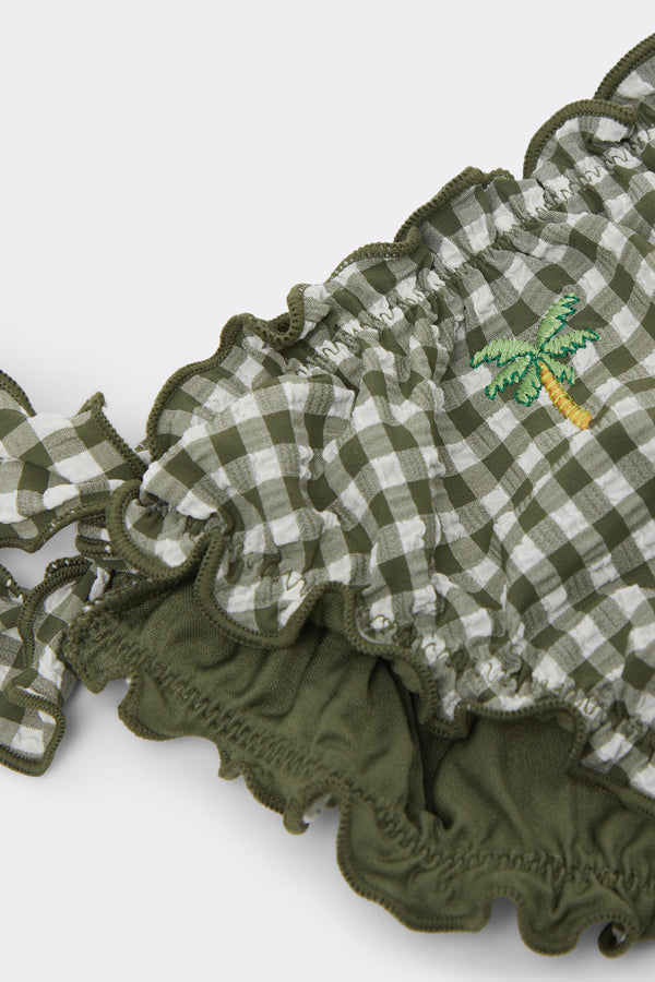 תחתוני ביקני לילדות Green Vichy