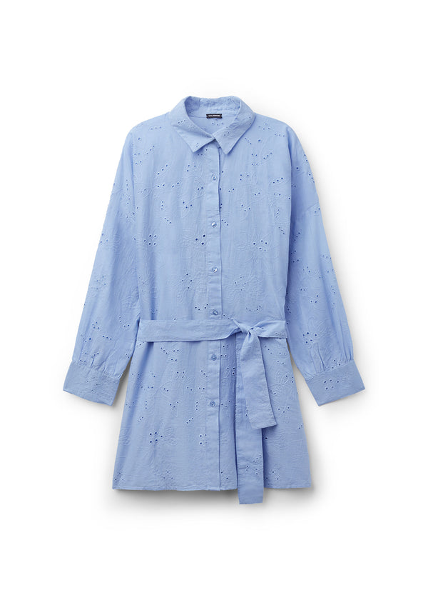 שמלת מיני Broderie Anglaise