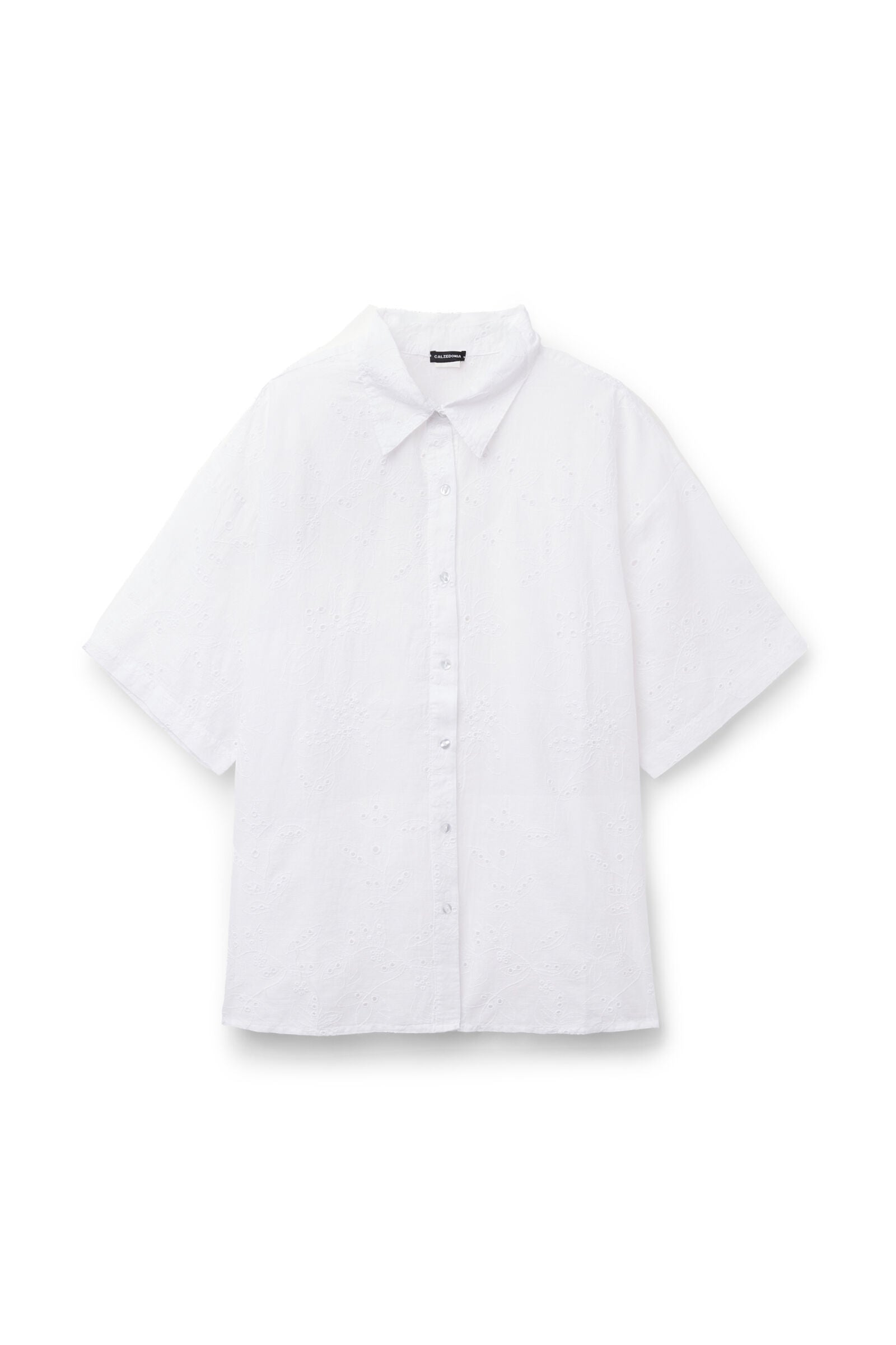חולצה מכופתרת Broderie Anglaise