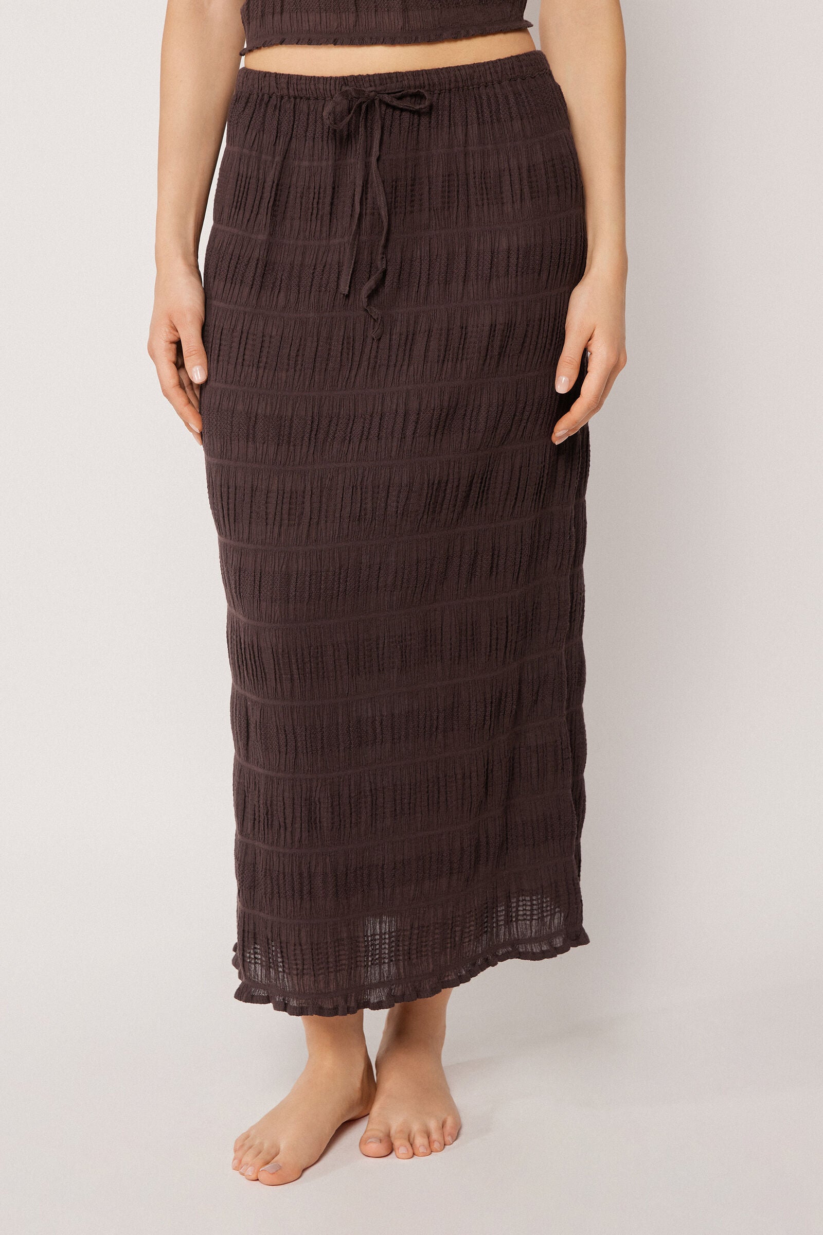 חצאית מקסי ראפלס