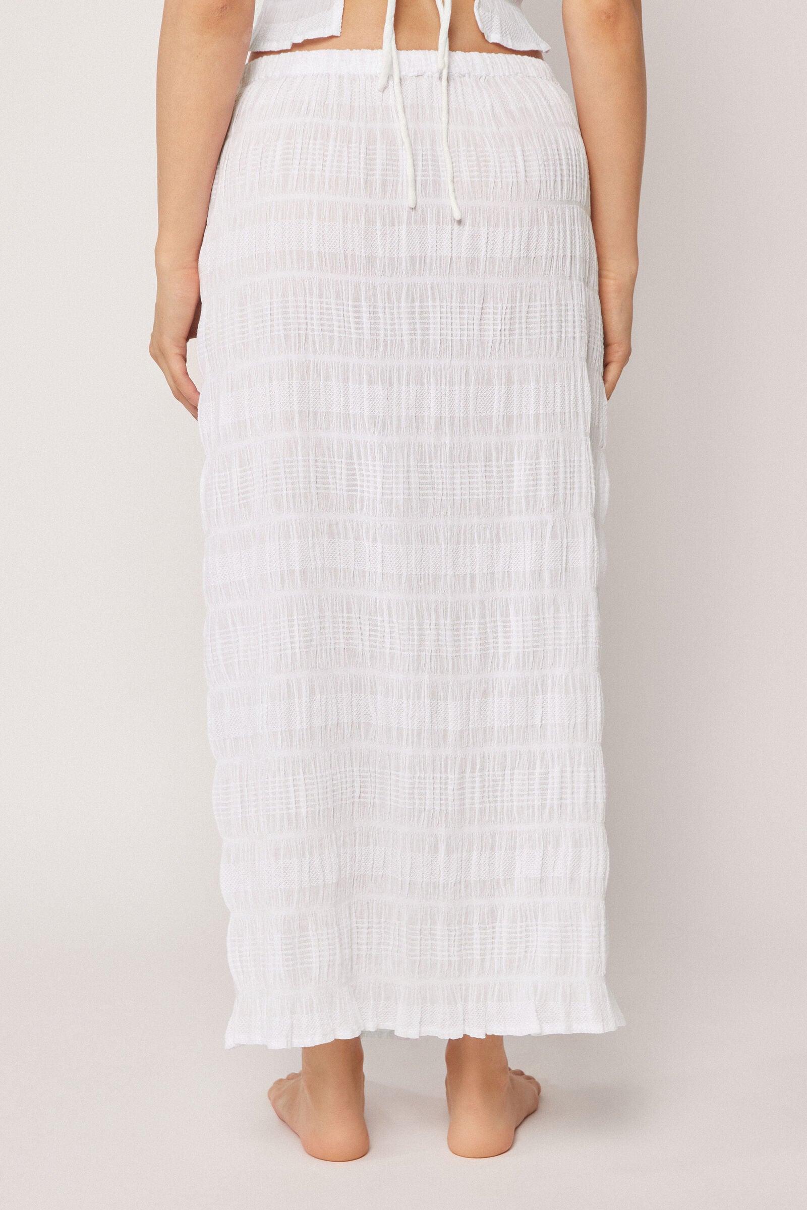 חצאית מקסי ראפלס