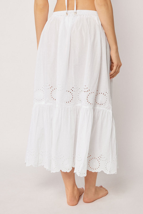 חצאית מקסי Broderie Anglaise
