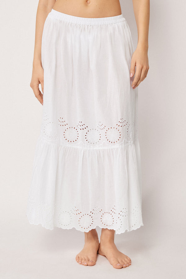 חצאית מקסי Broderie Anglaise