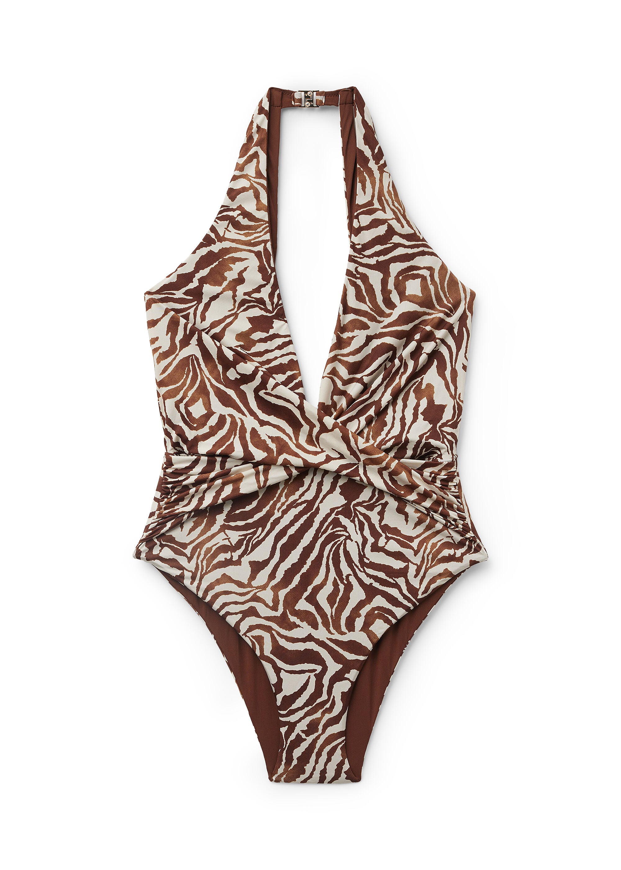 בגד ים שלם Brown Zebra
