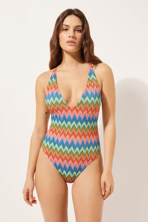 בגד ים שלם Elegant Chevron