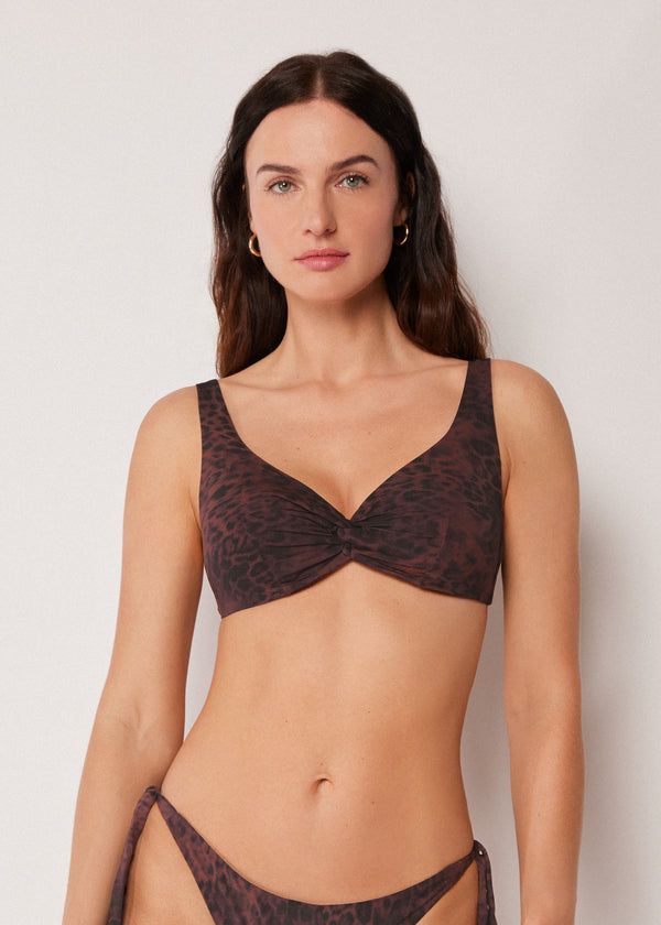 חזיית ביקיני בלקונט Dark Animalier