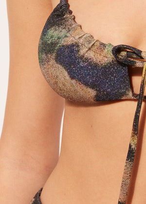 חזיית ביקיני קרופ Sparkling Camouflage