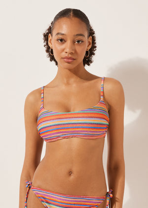 חזיית ביקיני Colorful Stripes