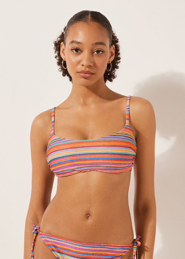 חזיית ביקיני Colorful Stripes