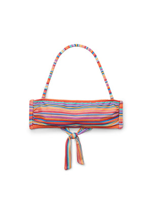 חזיית ביקיני סטרפלס Colorful Stripes