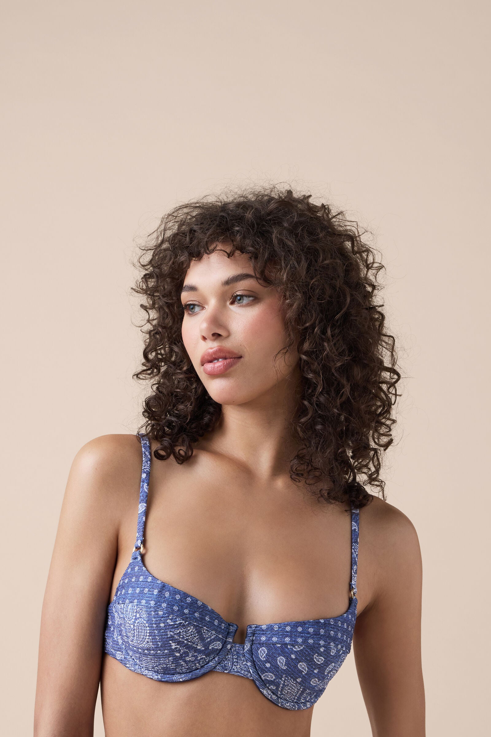 חזיית ביקיני פוש אפ Paisley