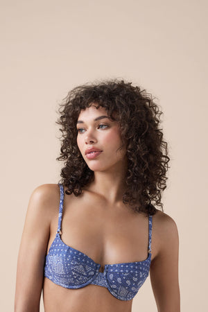 חזיית ביקיני פוש אפ Paisley